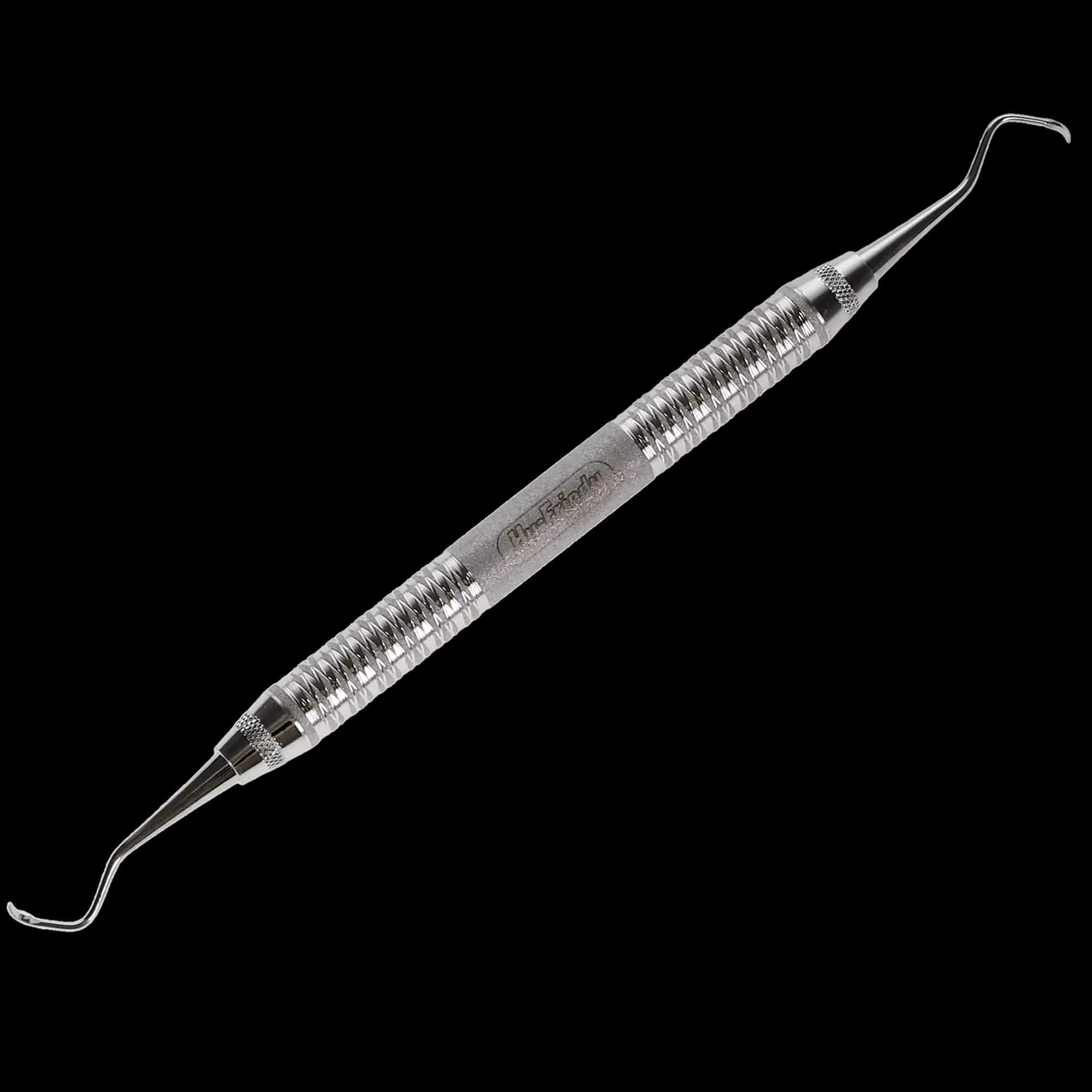 Hu-Friedy McCall 13S/14S Pointed Double-Ended Curette, #6 Satin Steel Handle, SM13/14S6 thumbnail 3