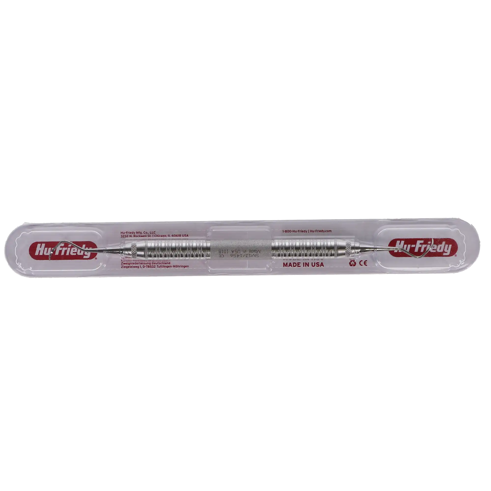 Hu-Friedy McCall 13S/14S Pointed Double-Ended Curette, #6 Satin Steel Handle, SM13/14S6 thumbnail 5
