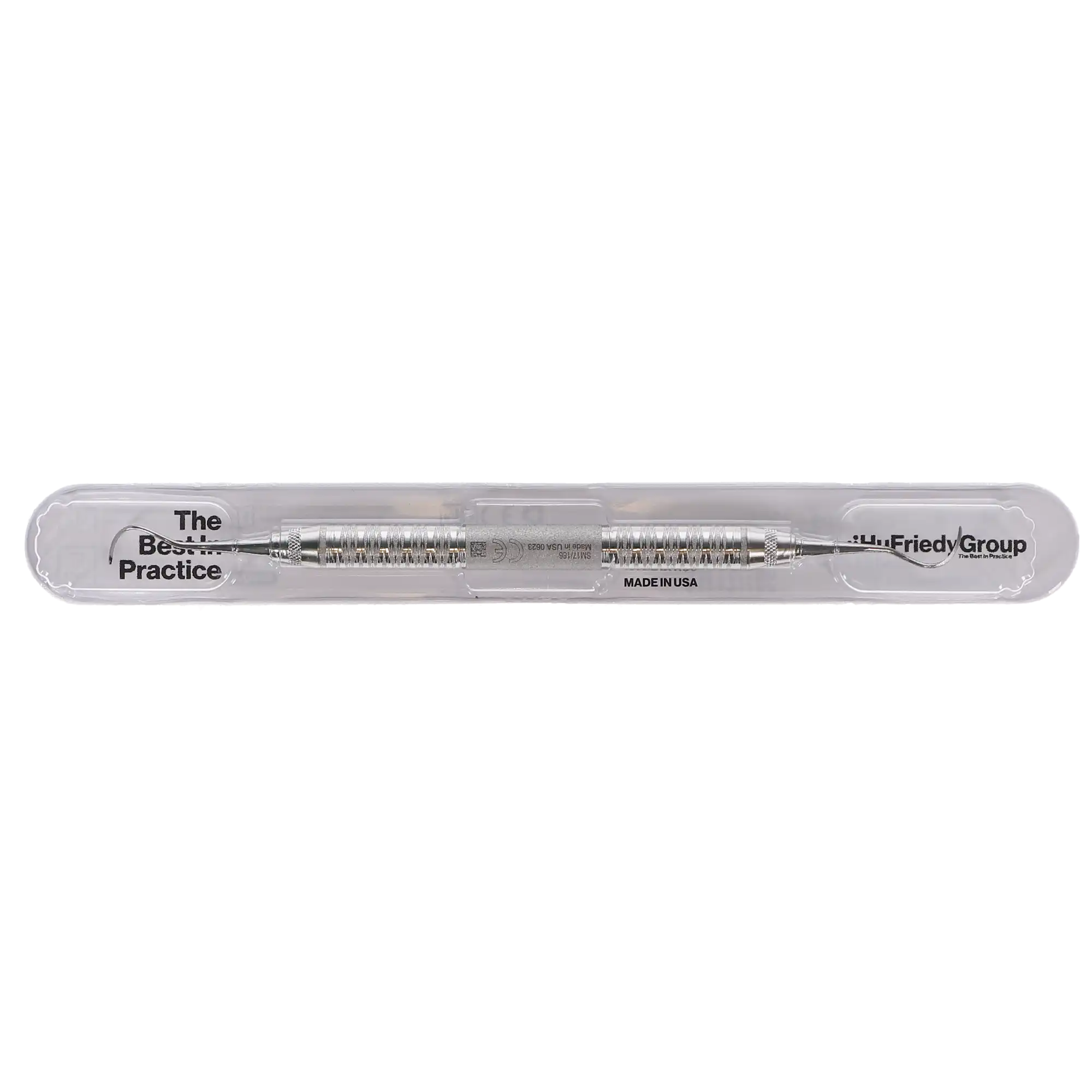 Hu-Friedy McCall 17/18 Double-Ended Curette, #6 Satin Steel Handle, SM17/186 thumbnail 5