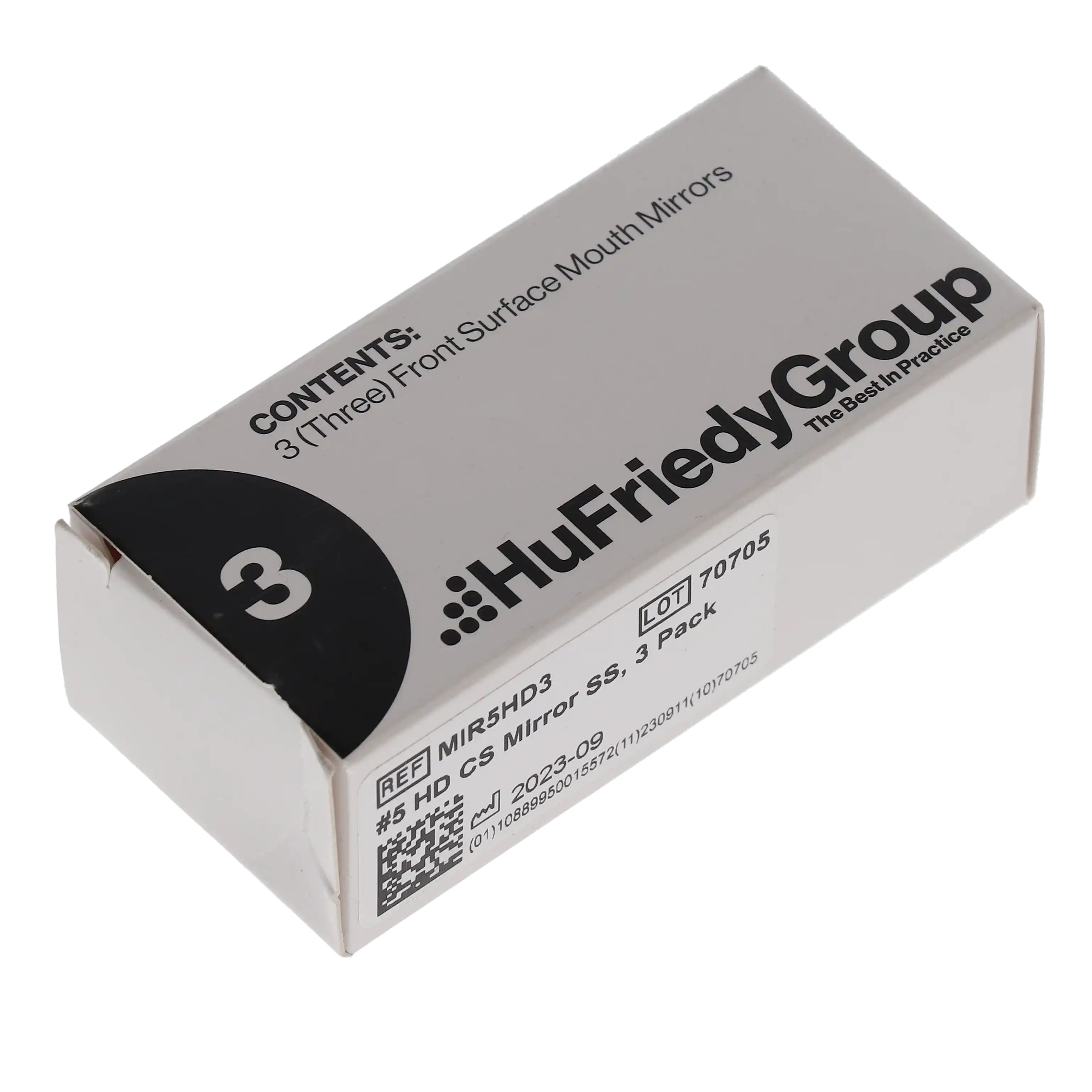 Hu-Friedy Cone Socket Mouth Mirror, HD, Single-Sided, #5, 3/Pk, MIR5HD3 thumbnail 5