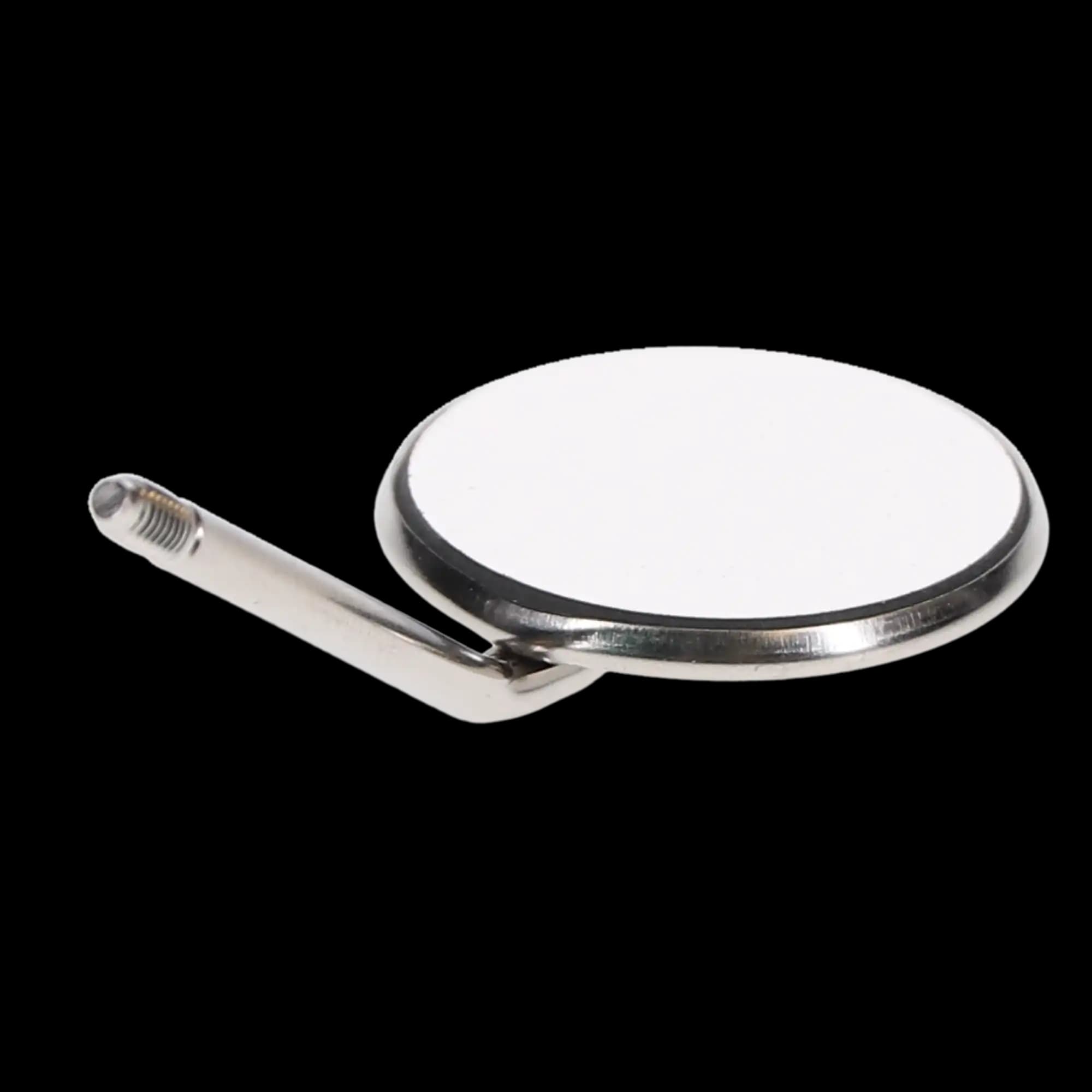 Hu-Friedy Front Surface Mouth Mirror, Size 5, Simple Stem, Rhodium-Coated, 12/Pk, M5C thumbnail 2
