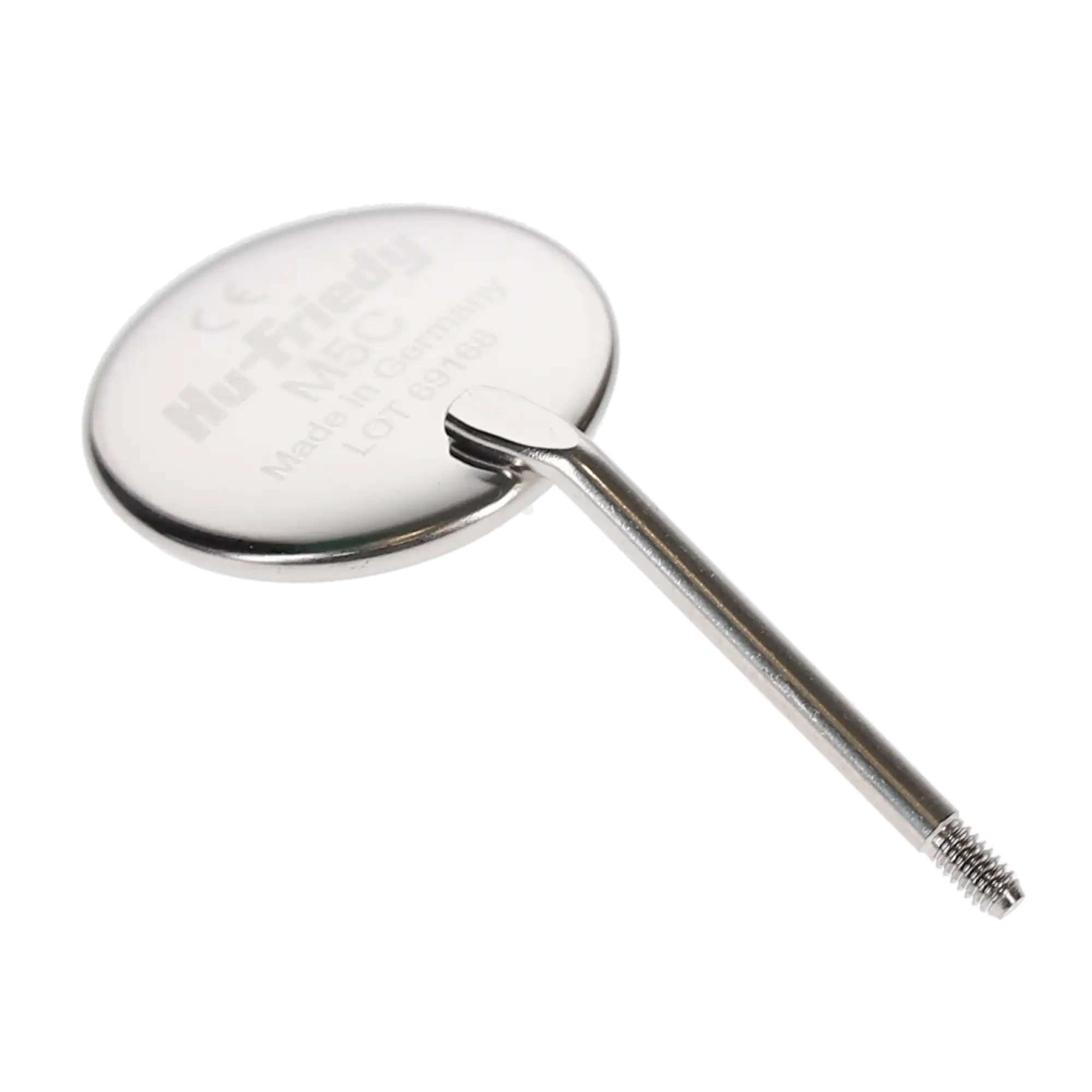 Hu-Friedy Front Surface Mouth Mirror, Size 5, Simple Stem, Rhodium-Coated, 12/Pk, M5C thumbnail 4