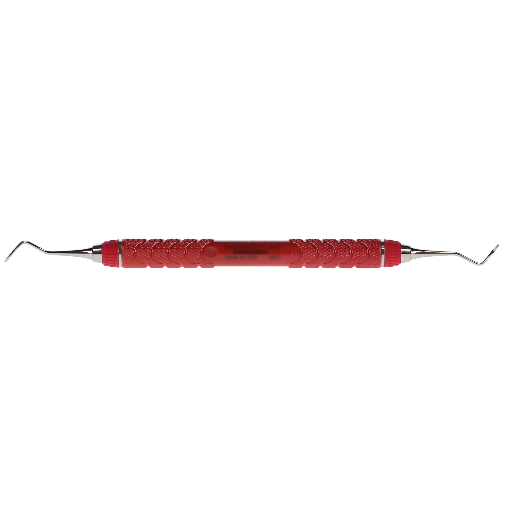 Hu-Friedy EverEdge 2.0 Sickle Scaler, Double-Ended, 204S, Resin 8 Colors Handle (Red), S204SC8E2 thumbnail 2
