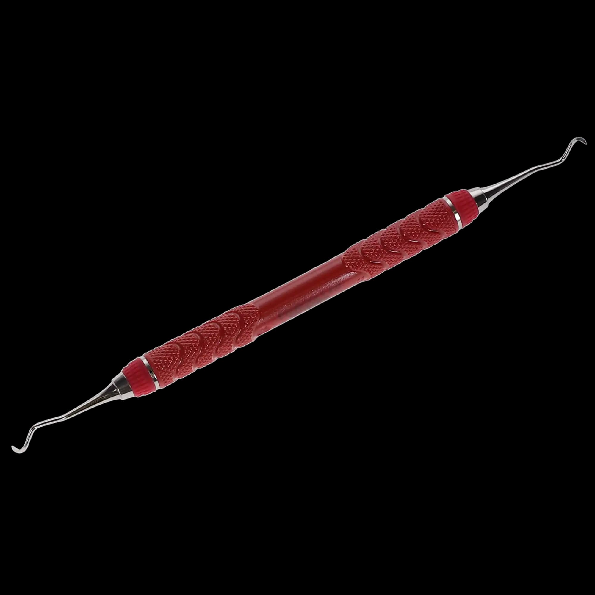 Hu-Friedy EverEdge 2.0 Sickle Scaler, Double-Ended, 204S, Resin 8 Colors Handle (Red), S204SC8E2 thumbnail 4