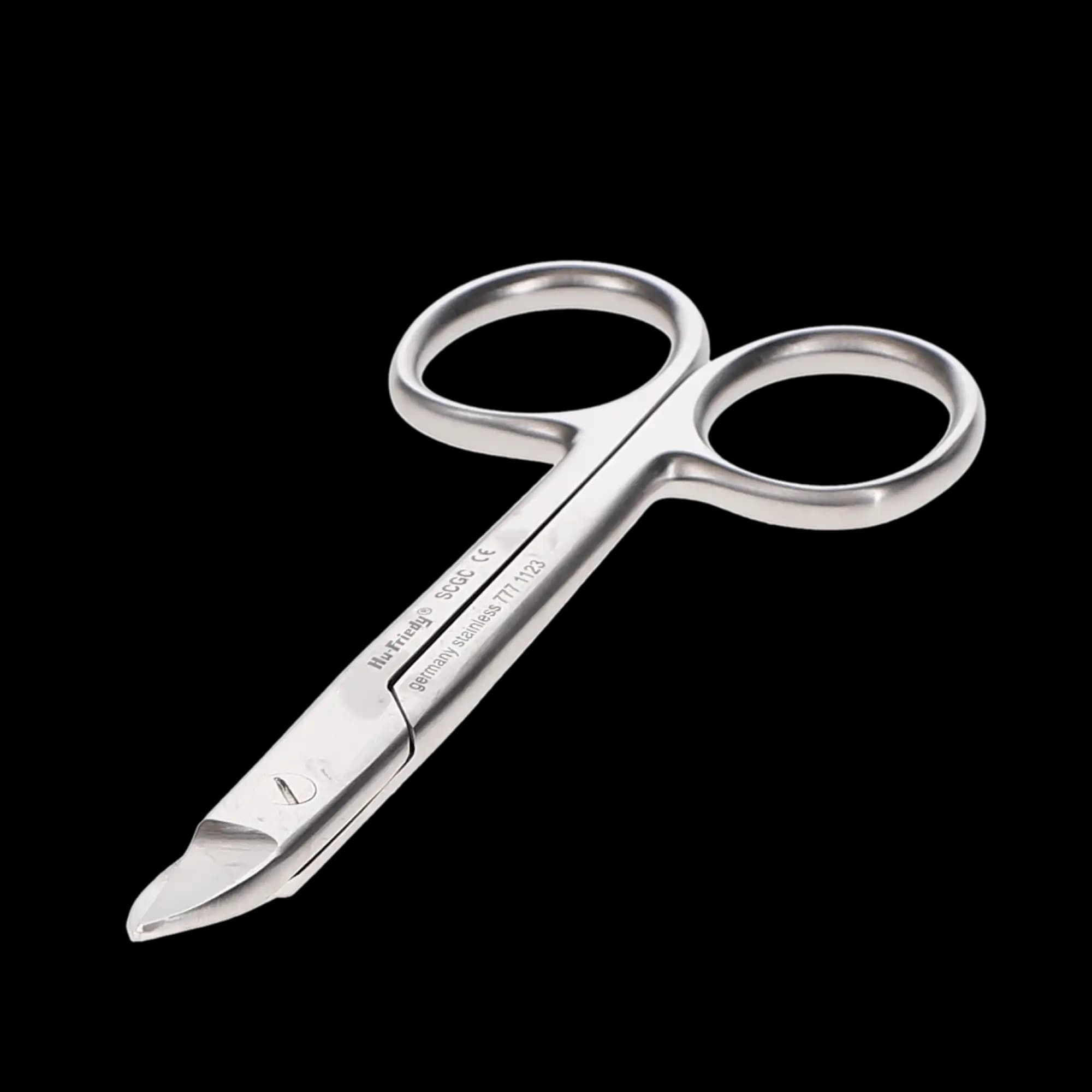 Hu-Friedy Crown and Gold Scissors, Standard Series, Curved, 4-3/4" (12 cm), 1/Pk, SCGC thumbnail 3