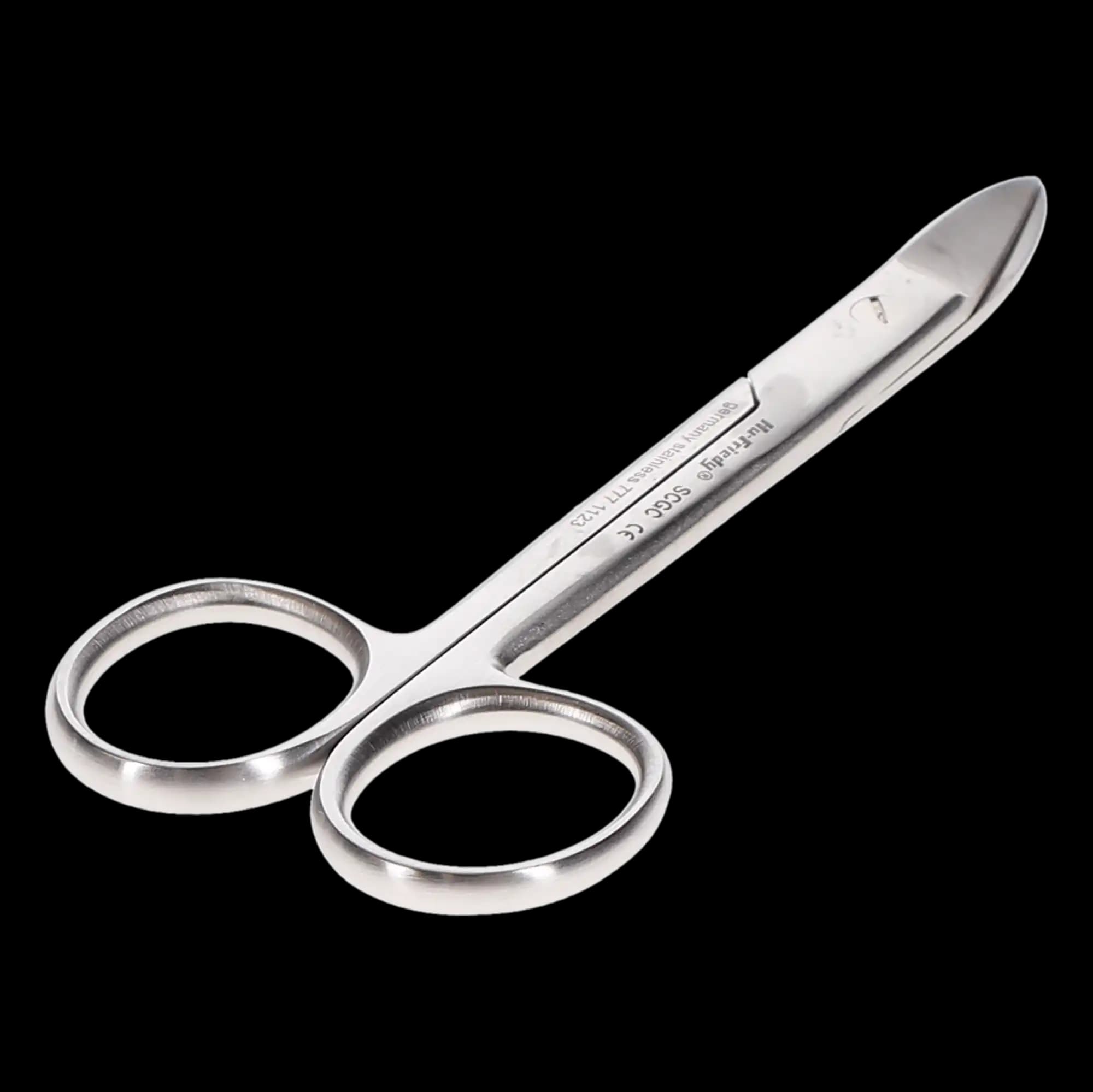 Hu-Friedy Crown and Gold Scissors, Standard Series, Curved, 4-3/4" (12 cm), 1/Pk, SCGC thumbnail 4