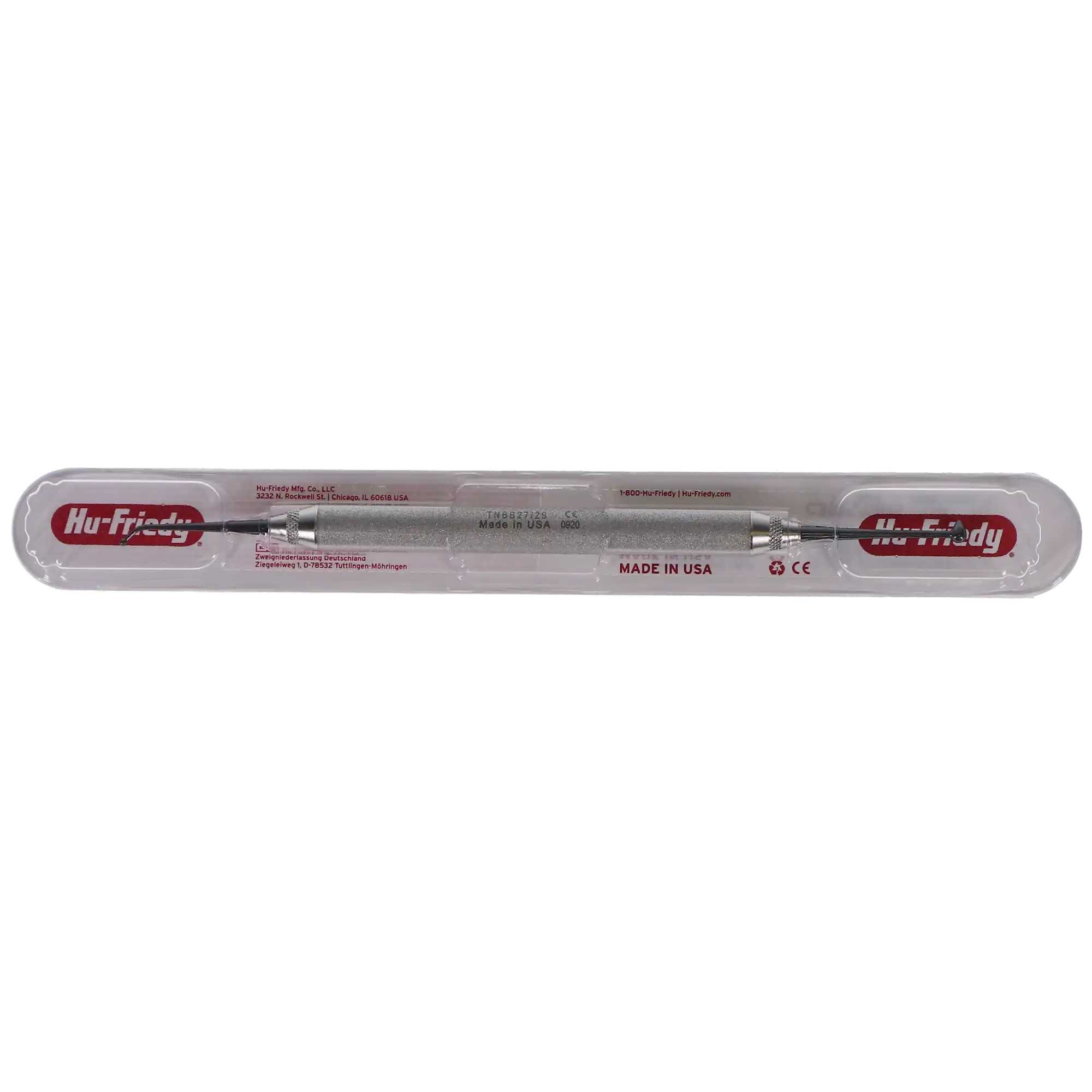 Hu-Friedy XTS Burnisher #27/29 Double-Ended, Smooth Satin Steel Handle, TNBB27/29 thumbnail 5