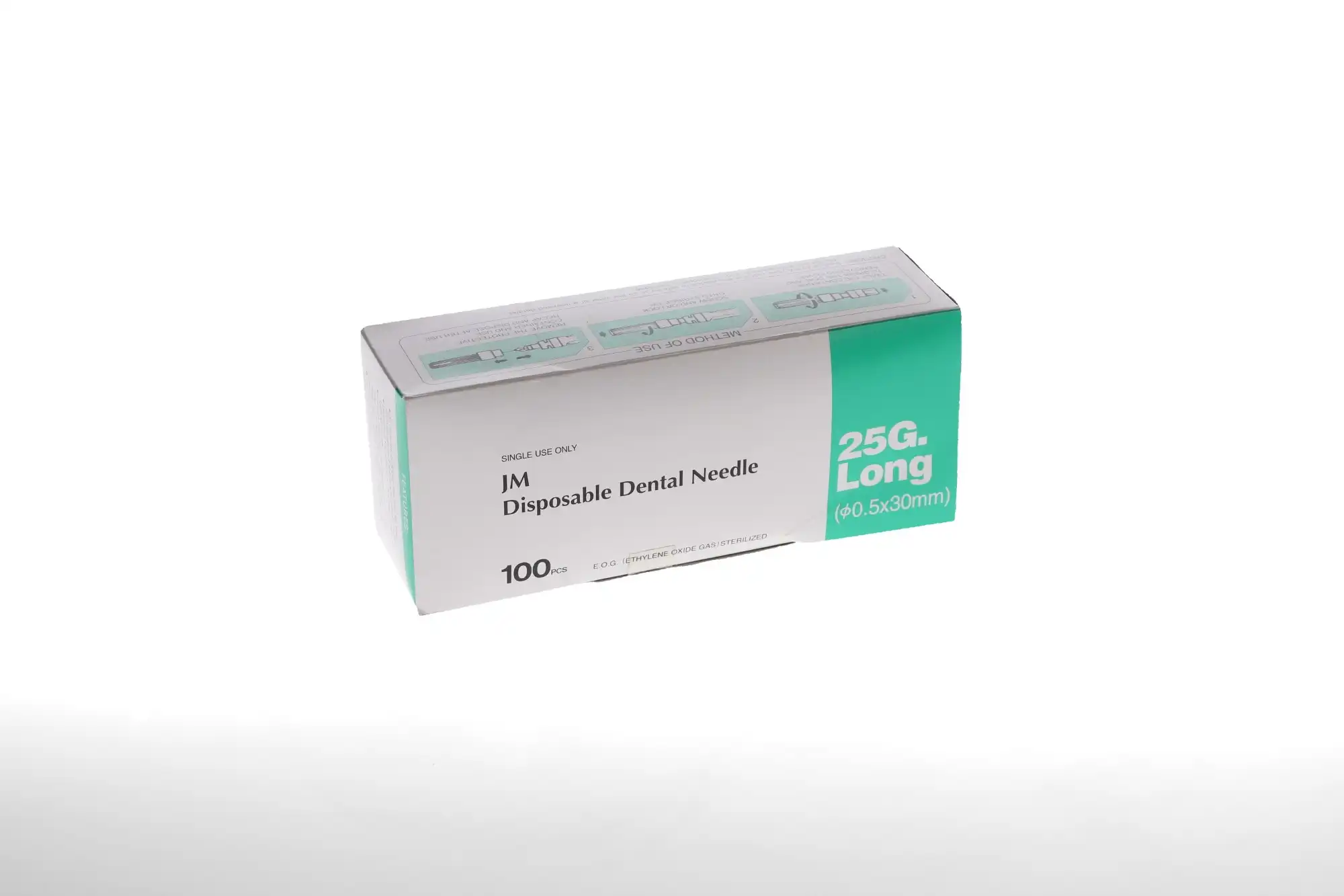 J. Morita Disposable Dental Needle, 25 Gauge Long (30mm), Plastic Hub, Sterile, 100/Box, 20-25GL thumbnail 11