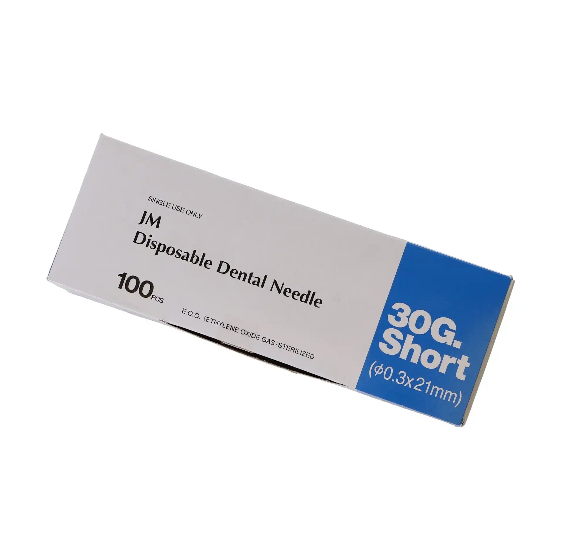 J. Morita JM Blue 30 Gauge Short Plastic Hub Disposable Dental Needle, 21mm, 100/Box, 20-30GS thumbnail 12