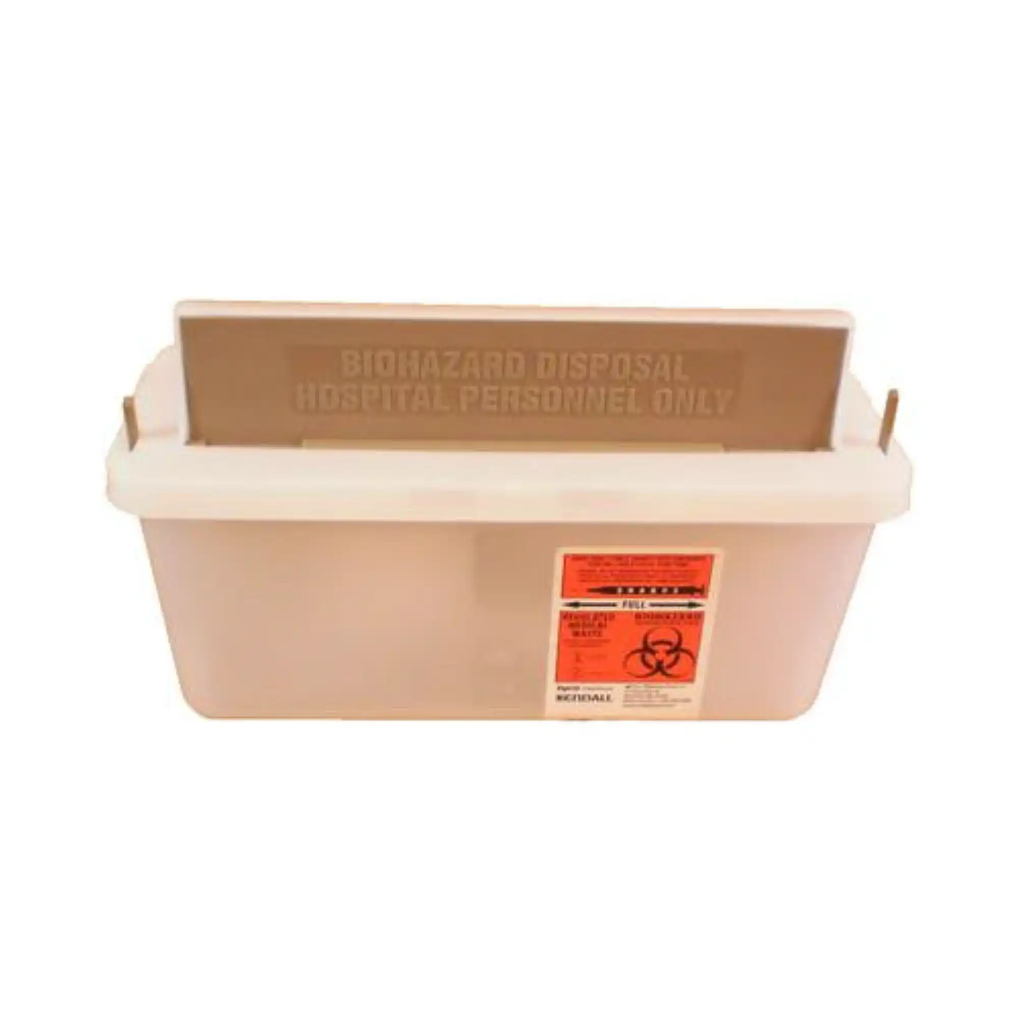 Kendall Mailbox Sharps Container, 2 Qt, Red, 1/Pk, 85021 - Mailbox Sharps Container, with Mailbox-Style Lid, 2 Qt, Red, 1/Pk, 85021 - Image 1