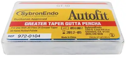 Kerr AutoFit Greater Taper Gutta-Percha Points, Size 0.10, Red, 50/Pk, 972-0104 thumbnail 8