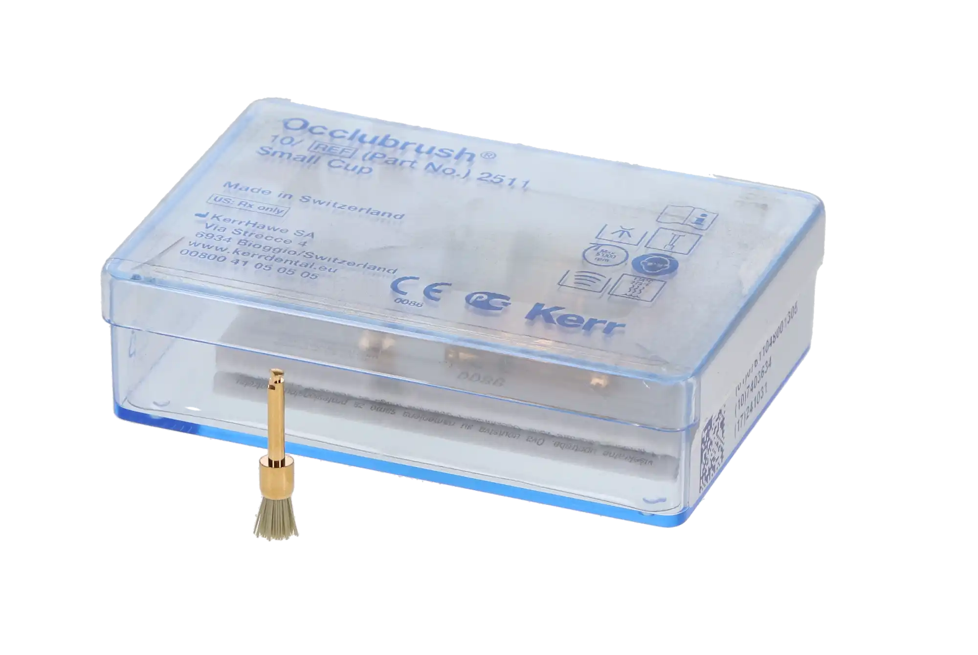 Kerr Occlubrush One-Step Polishing Brush Refills, Small Cup, 10/Pk, 2511 thumbnail 4