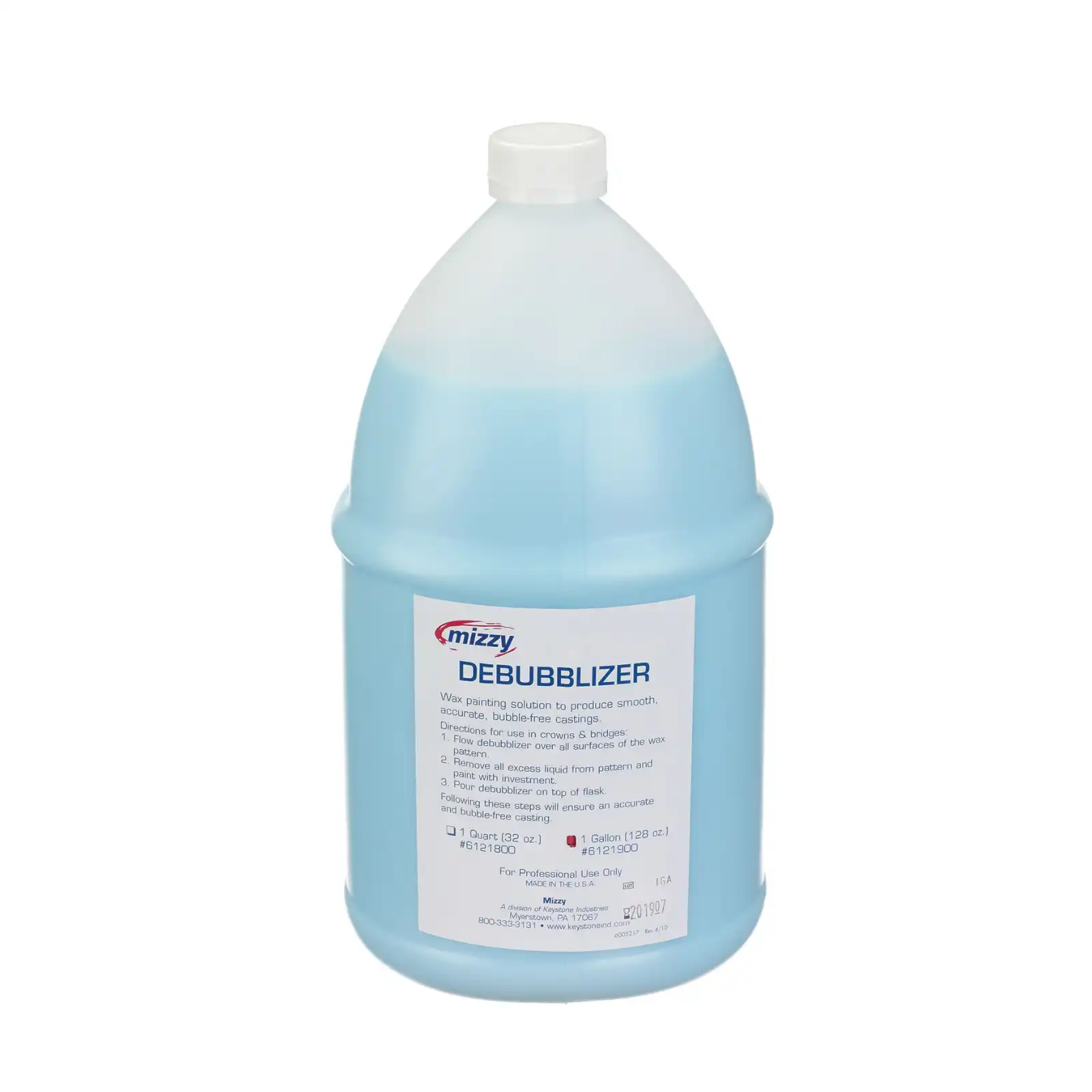 Mizzy Blue Debubblizer, 32 oz Bottle, 1/Pk, 6121800 thumbnail 2