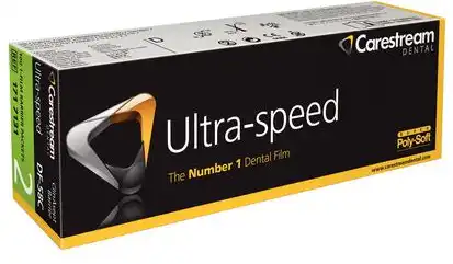 Carestream Ultra-Speed Intraoral X-Ray Film DF-58C, Size 2, Single Film, ClinAsept Barrier, 100/Box, 1717131 thumbnail 5