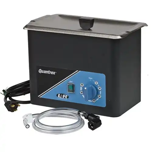 L&R Quantrex 140 Ultrasonic Cleaner with Heater, Timer & Drain, 0.85 Gal, 43 kHz, 610 thumbnail 3