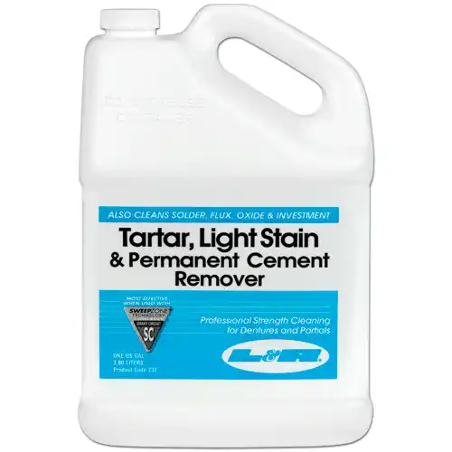 L&R Ultrasonics Tartar, Light Stain & Permanent Cement Remover, 1 Gallon Bottle, 232 thumbnail 5
