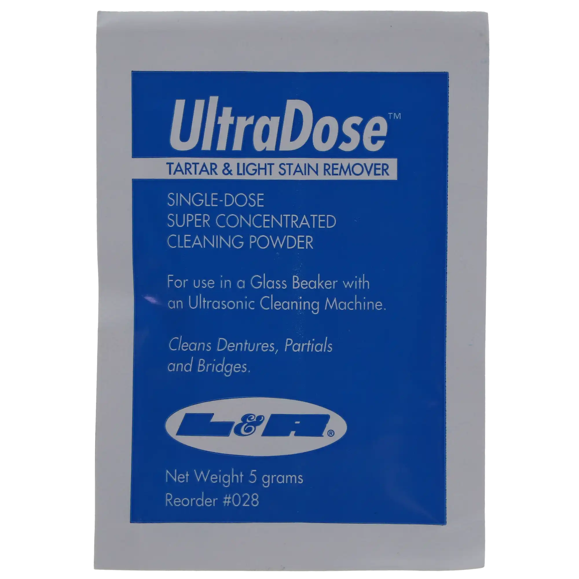 UltraDose Tartar & Stain Remover Ultrasonic Cleaning Concentrate, 1 oz Packets, 24/Box, UD028 thumbnail 4