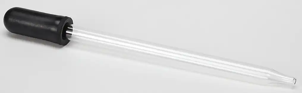 Lang Dental Glass Dropper, 107 mm Pipette with 30 mm Rubber Bulb, Standard Kit 10/Pk, #3100 - Glass Dropper - Image 1