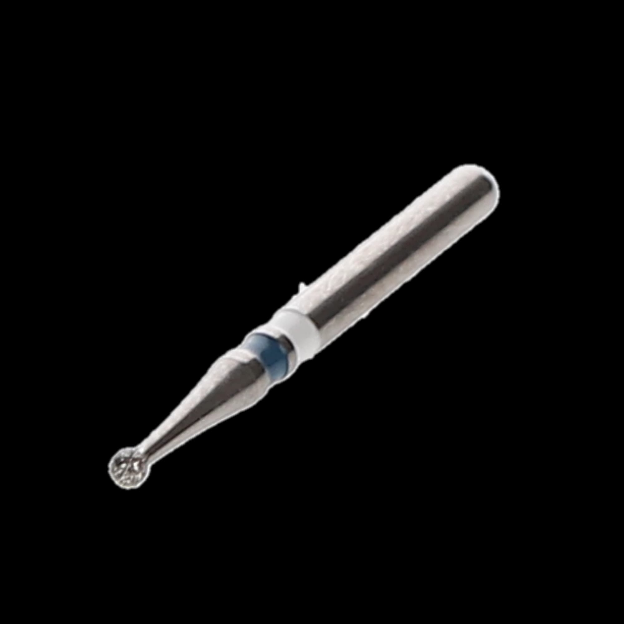 Meisinger Zirconia Diamond Bur, FG, Round, #801-010M, 1.0 mm, Medium Grit, Blue, 5/Pk, Z801-010-FG thumbnail 3