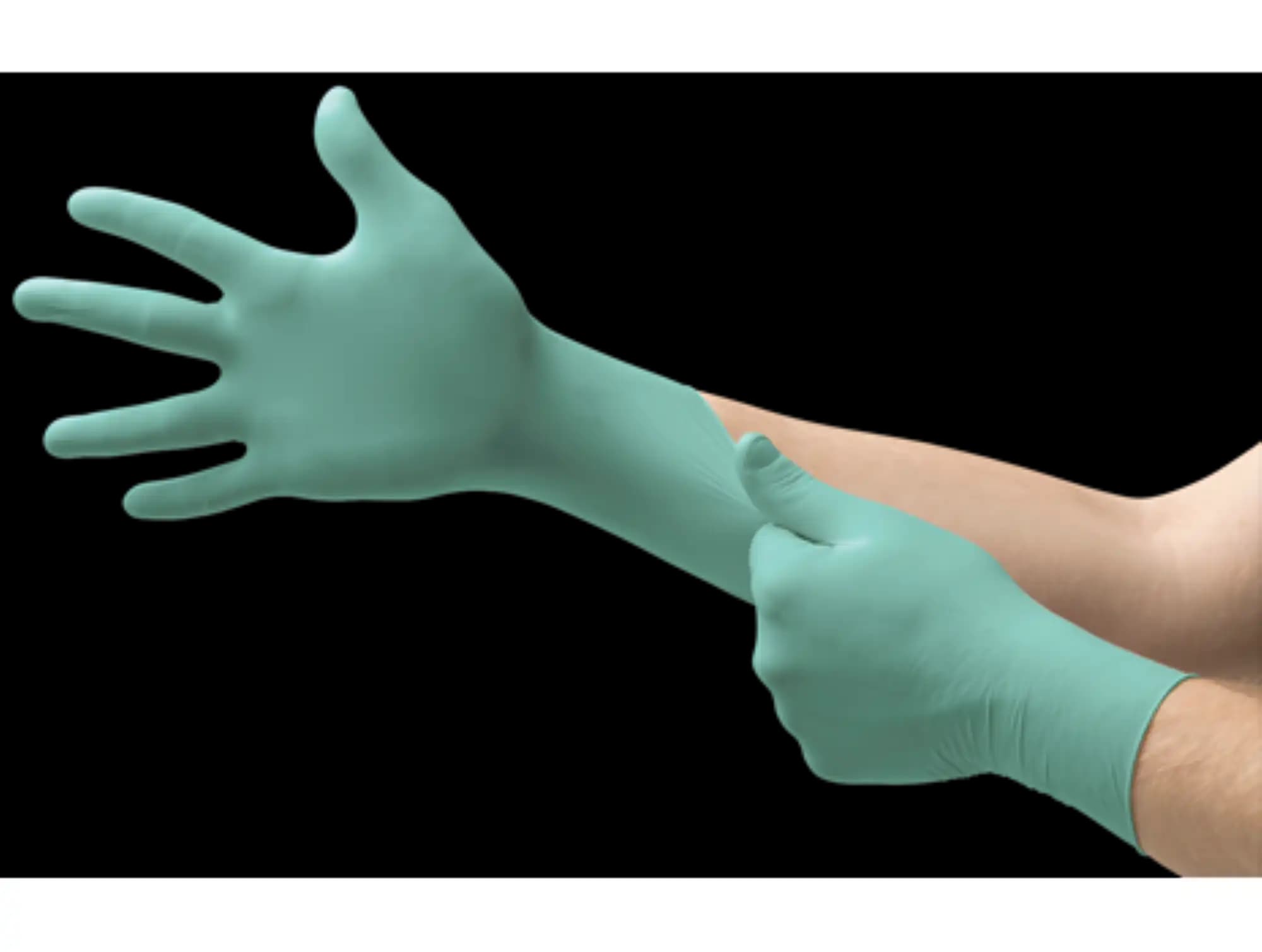 Microflex NeoPro Chloroprene Exam Gloves, Powder-Free, Non-Sterile, Medium, Green, Textured, 100/Box, NPG-888-M thumbnail 8