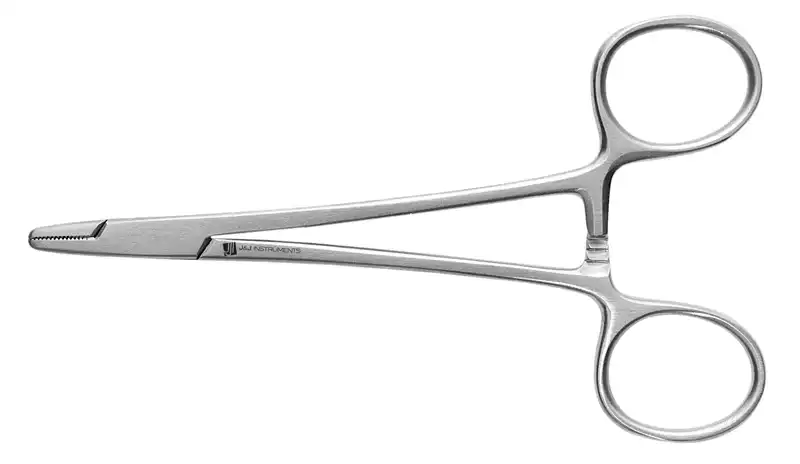 Vantage Castroviejo Needle Holder, Straight, Smooth Jaw, 5.5" (5-1/2"), with Lock, Stainless Steel, 1 Each thumbnail 2