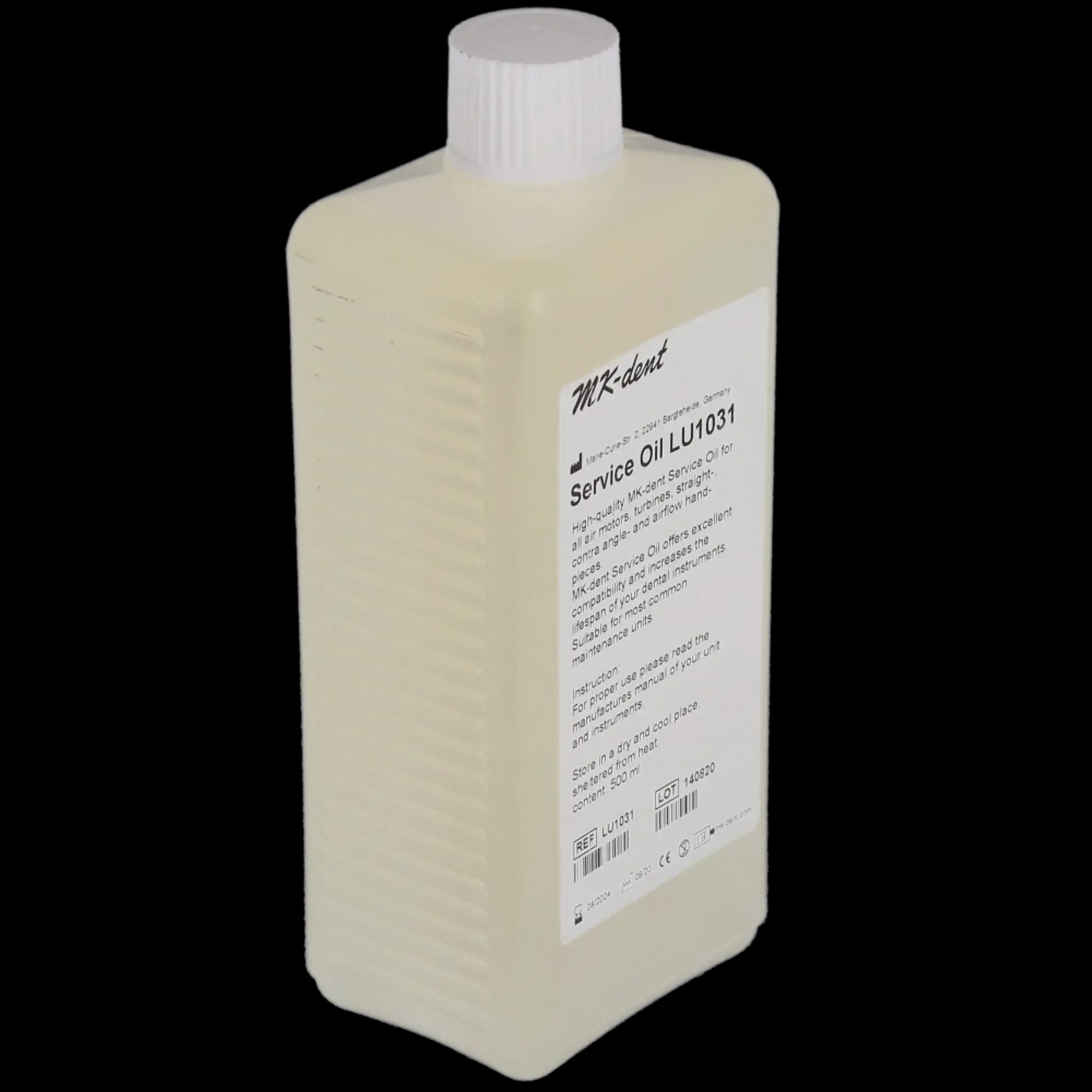 MK-Dent Synthetic Service Oil Lubricant for W&H Assistina & NSK Care 3, 500 mL, Mint, LU1031 thumbnail 2