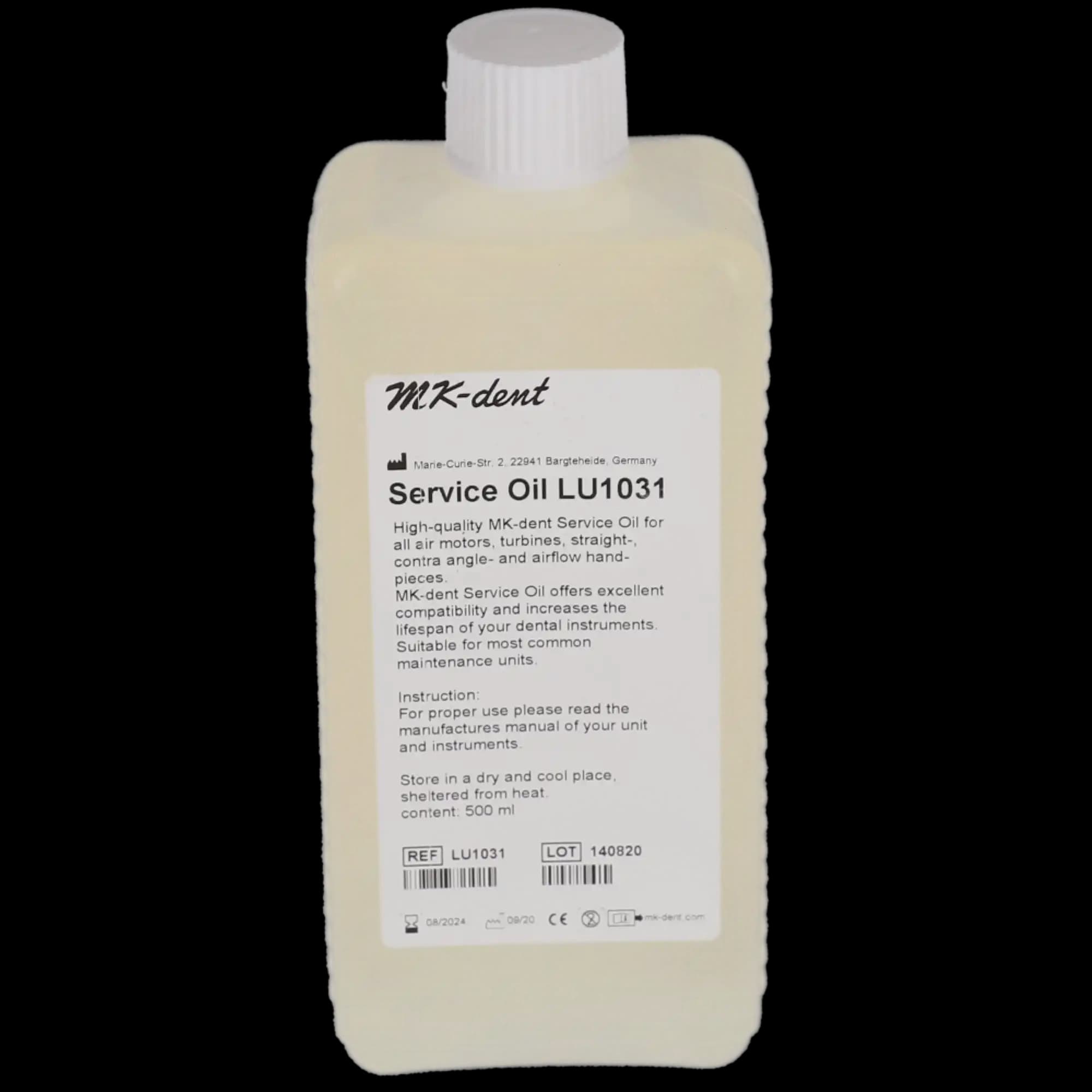 MK-Dent Synthetic Service Oil Lubricant for W&H Assistina & NSK Care 3, 500 mL, Mint, LU1031 thumbnail 4