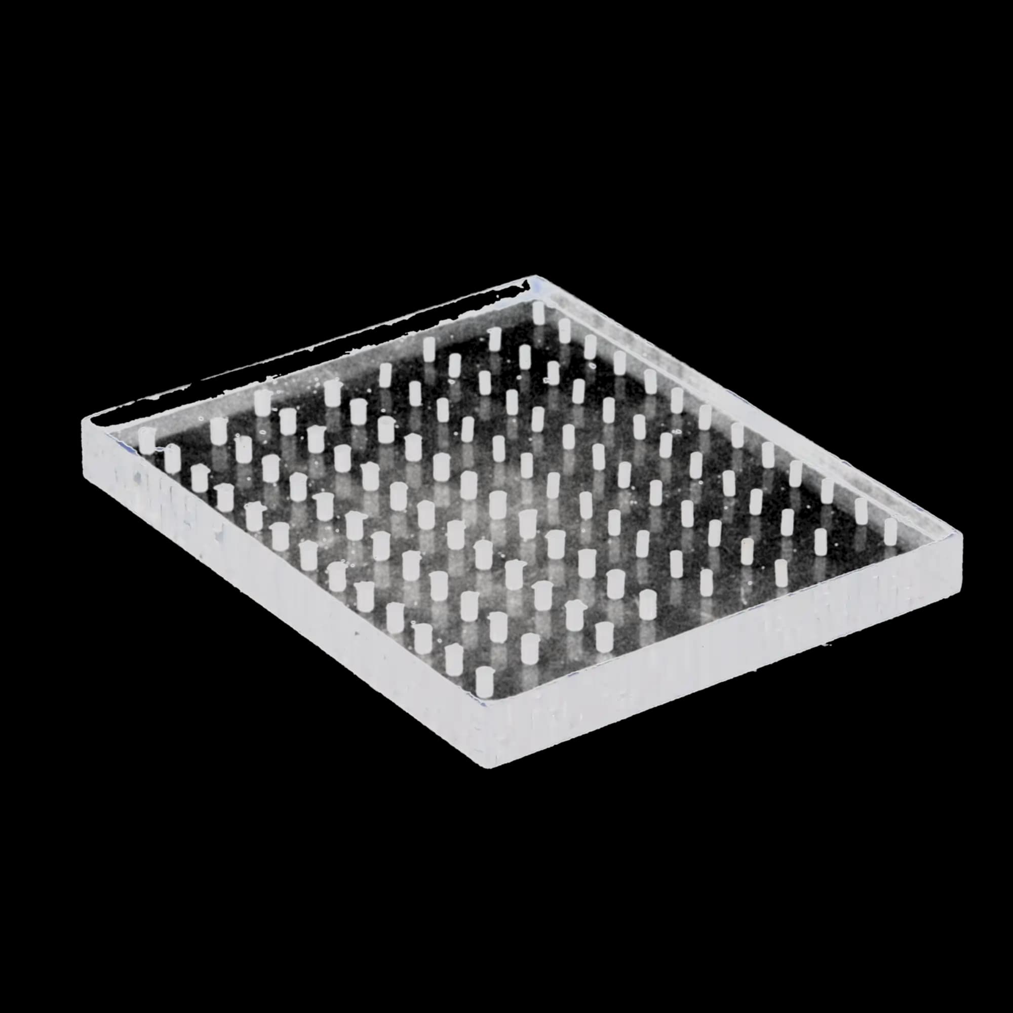 Palmero Plexiglass Bur Block, 100-Hole, FG/RA Combo, Clear, 1/Pk, 1516E-COMBO thumbnail 3