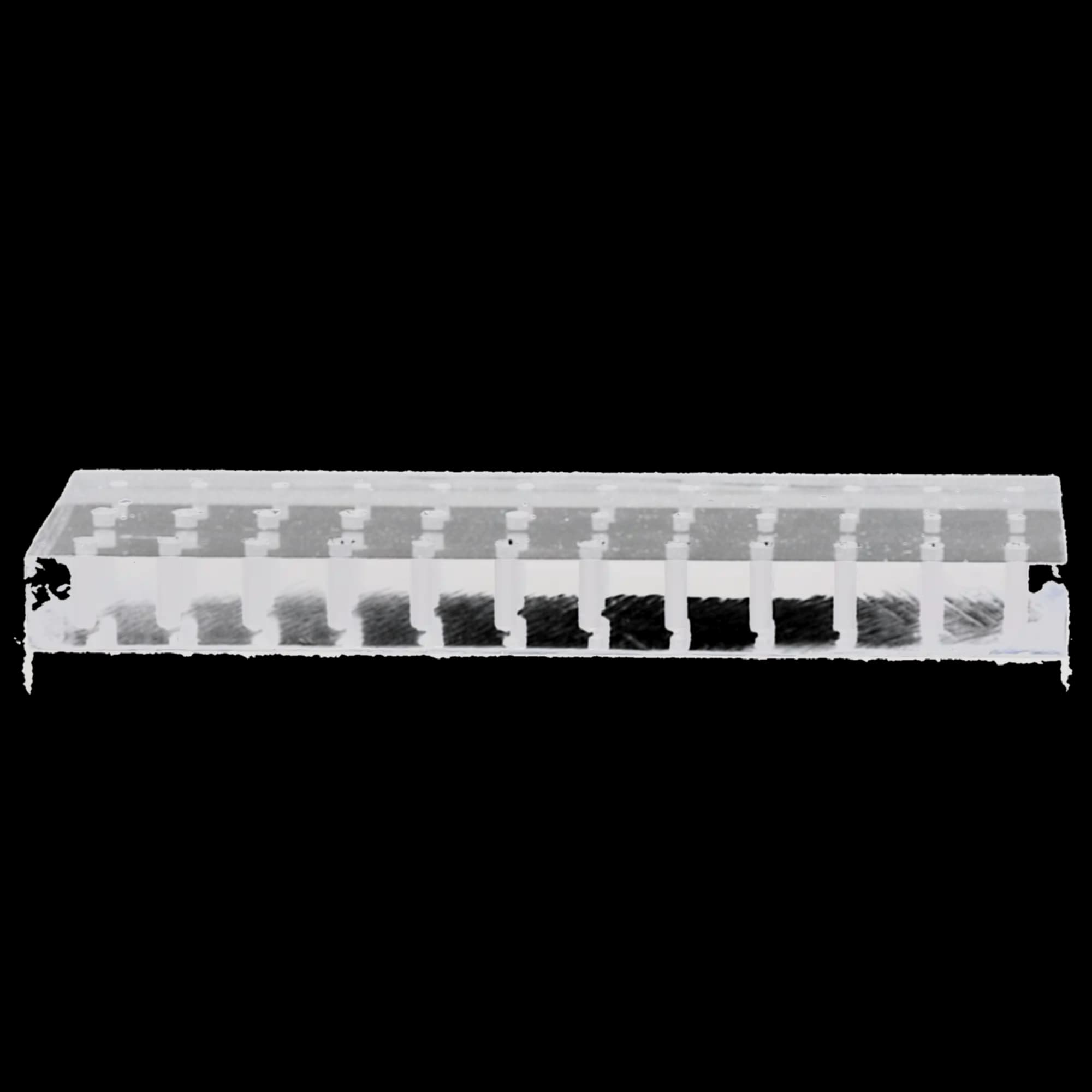 Palmero Plexiglass Bur Block, 36-Hole, FG/RA Combo (18 FG/18 RA), Clear, 1/Pk, 1516BHALF - Plexiglass Bur Block, 36-Hole, FG/RA Combo, Clear, 1/Pk, 1516BHALF - Image 1