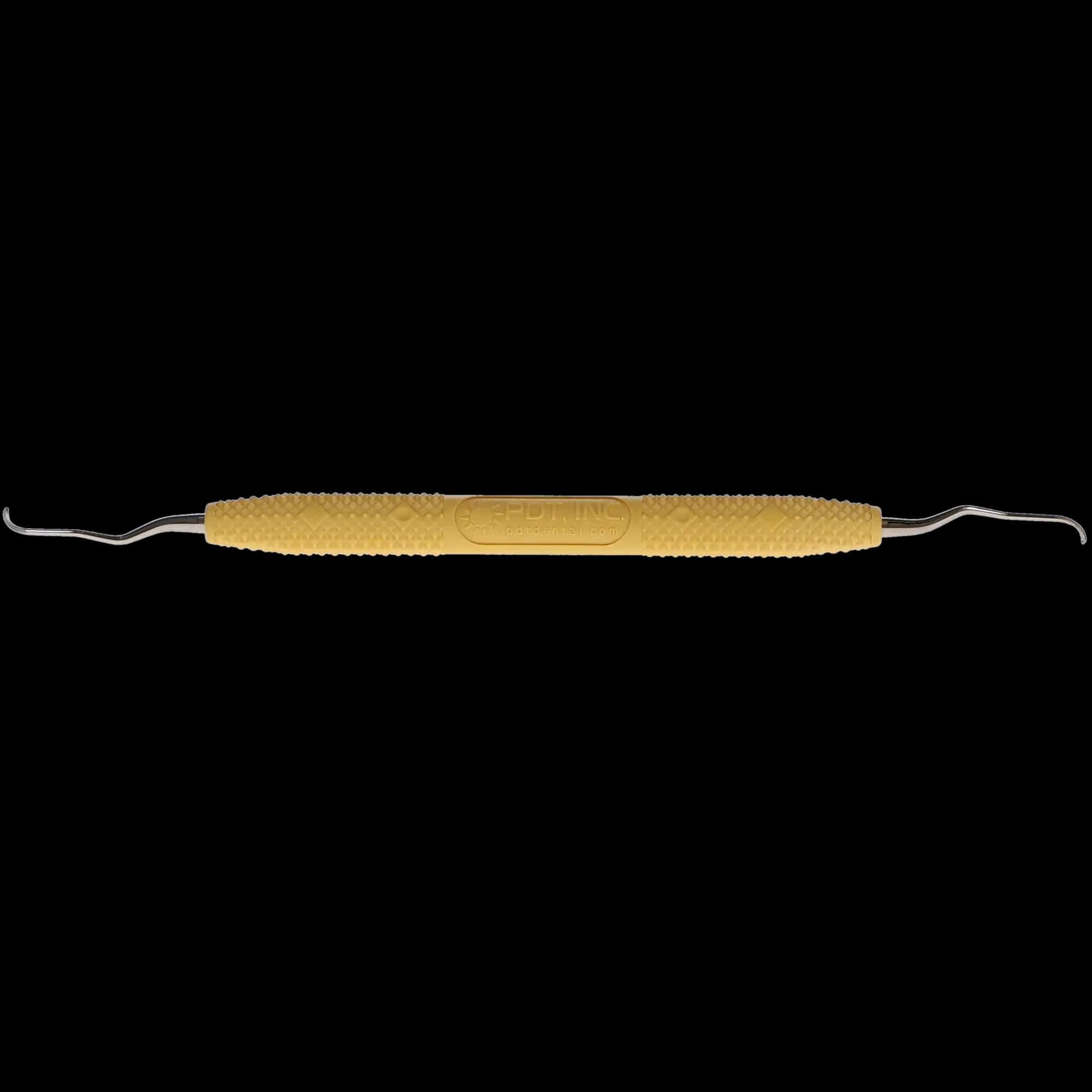 PDT Cruise Gracey 11/12 Extended Reach Curette, Double-Ended, Yellow Resin Handle, R042 thumbnail 2