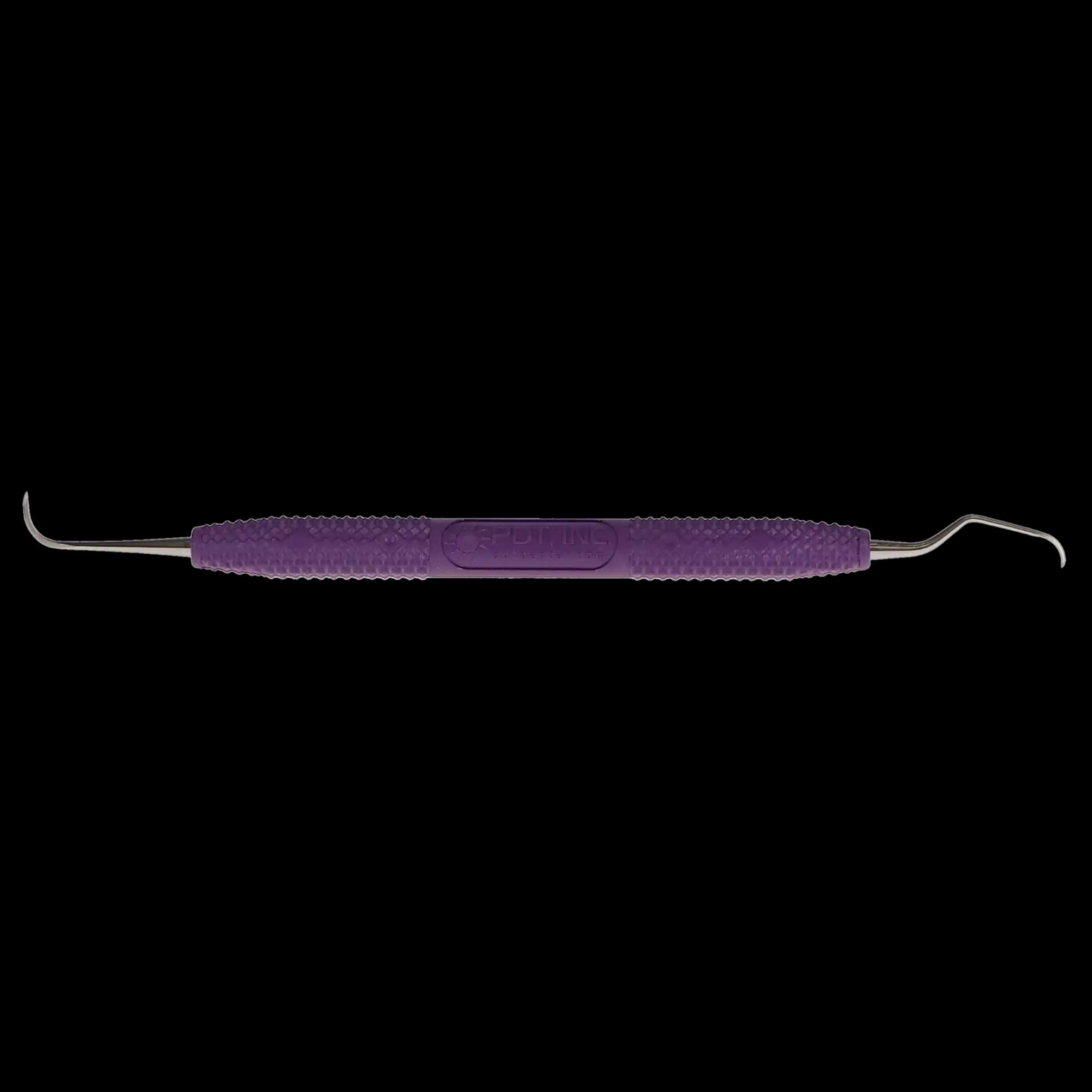 PDT Cruise Anterior Scaler, Nebraska 128/L5 Double-Ended, Purple Resin Handle, 1/Pk, R091 thumbnail 2