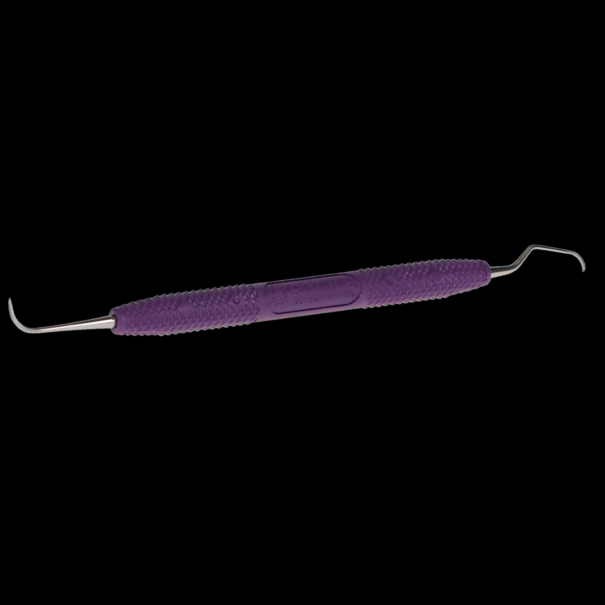 PDT Cruise Anterior Scaler, Nebraska 128/L5 Double-Ended, Purple Resin Handle, 1/Pk, R091 thumbnail 3