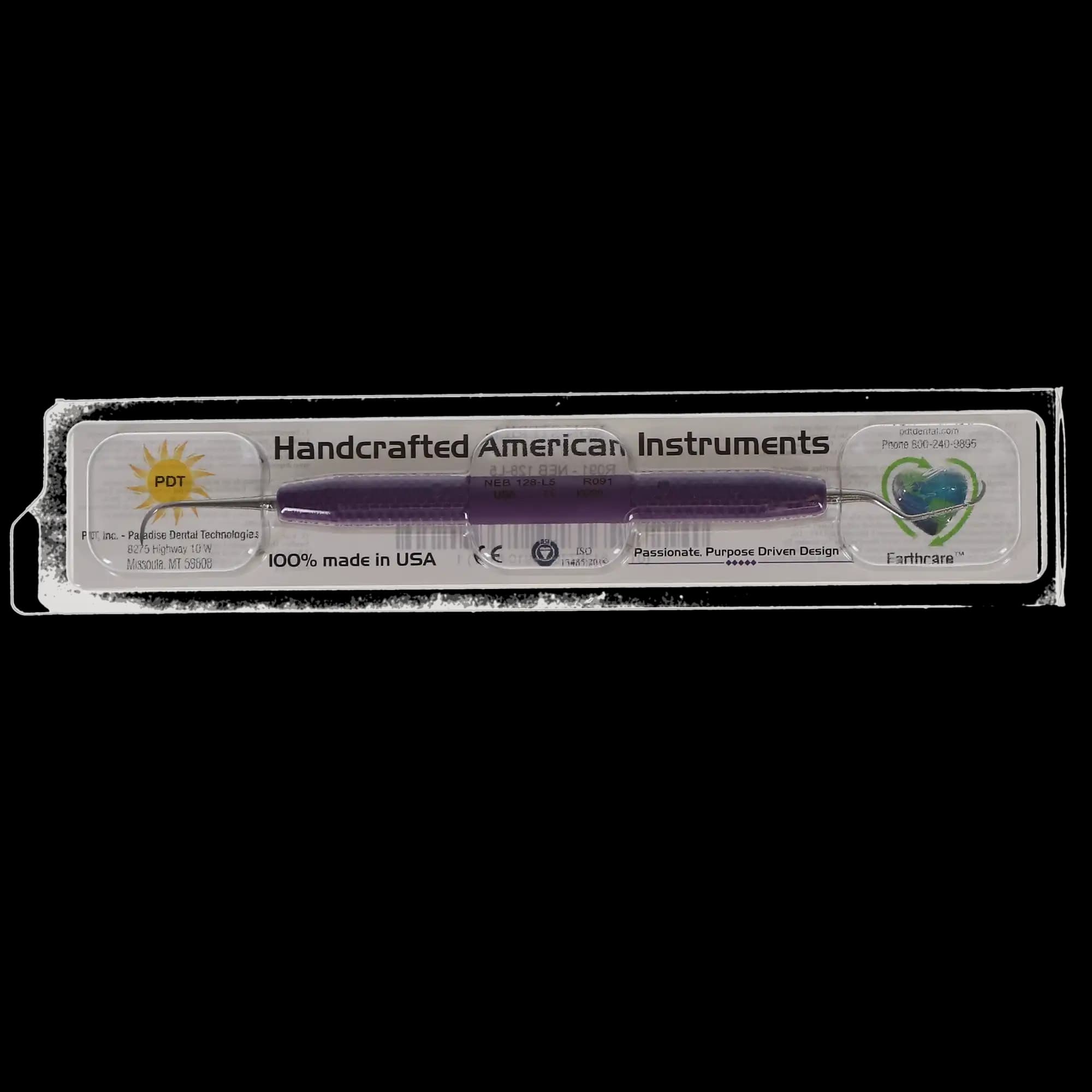 PDT Cruise Anterior Scaler, Nebraska 128/L5 Double-Ended, Purple Resin Handle, 1/Pk, R091 thumbnail 5