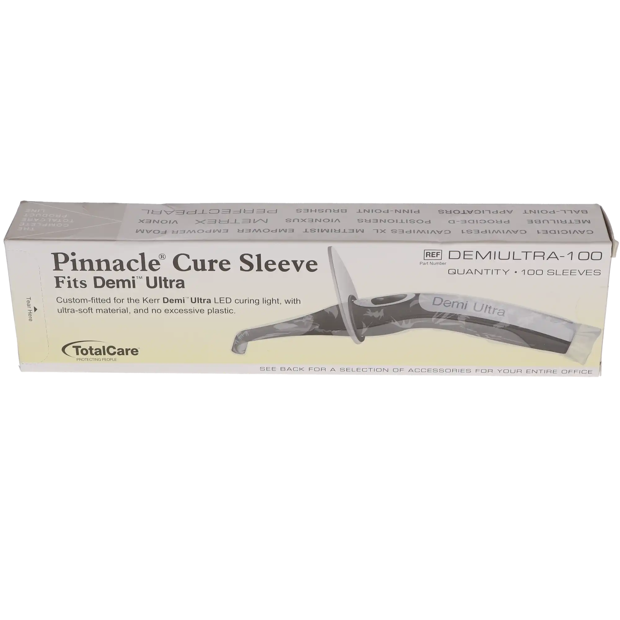Pinnacle Demi Ultra Curing Light Sleeves, Clear, Disposable, 100/Box, DEMIULTRA-100 thumbnail 10