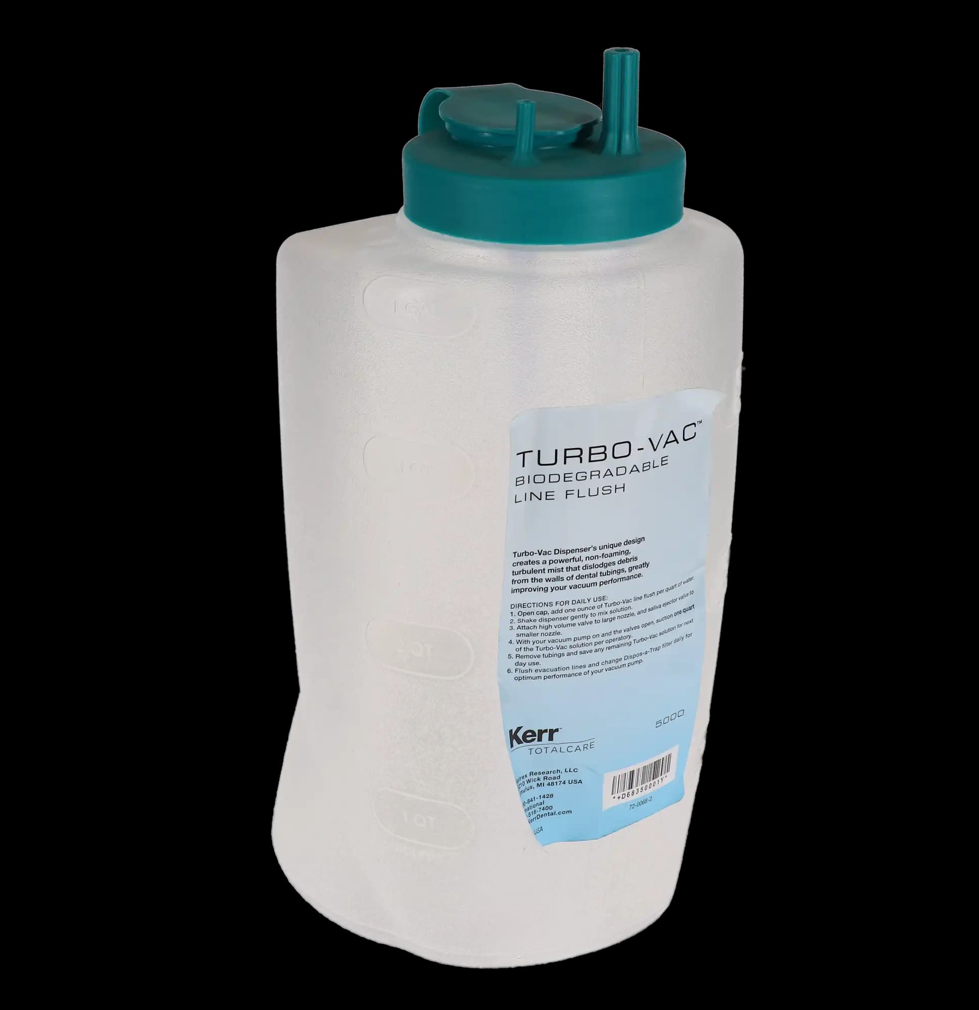 Pinnacle Dental Turbo-Vac Dispenser, 1 Gallon, 1/Pk, 5000-1 - Turbo-Vac Dispenser, 1 Gal, 1/Pk, 5000-1 - Image 1