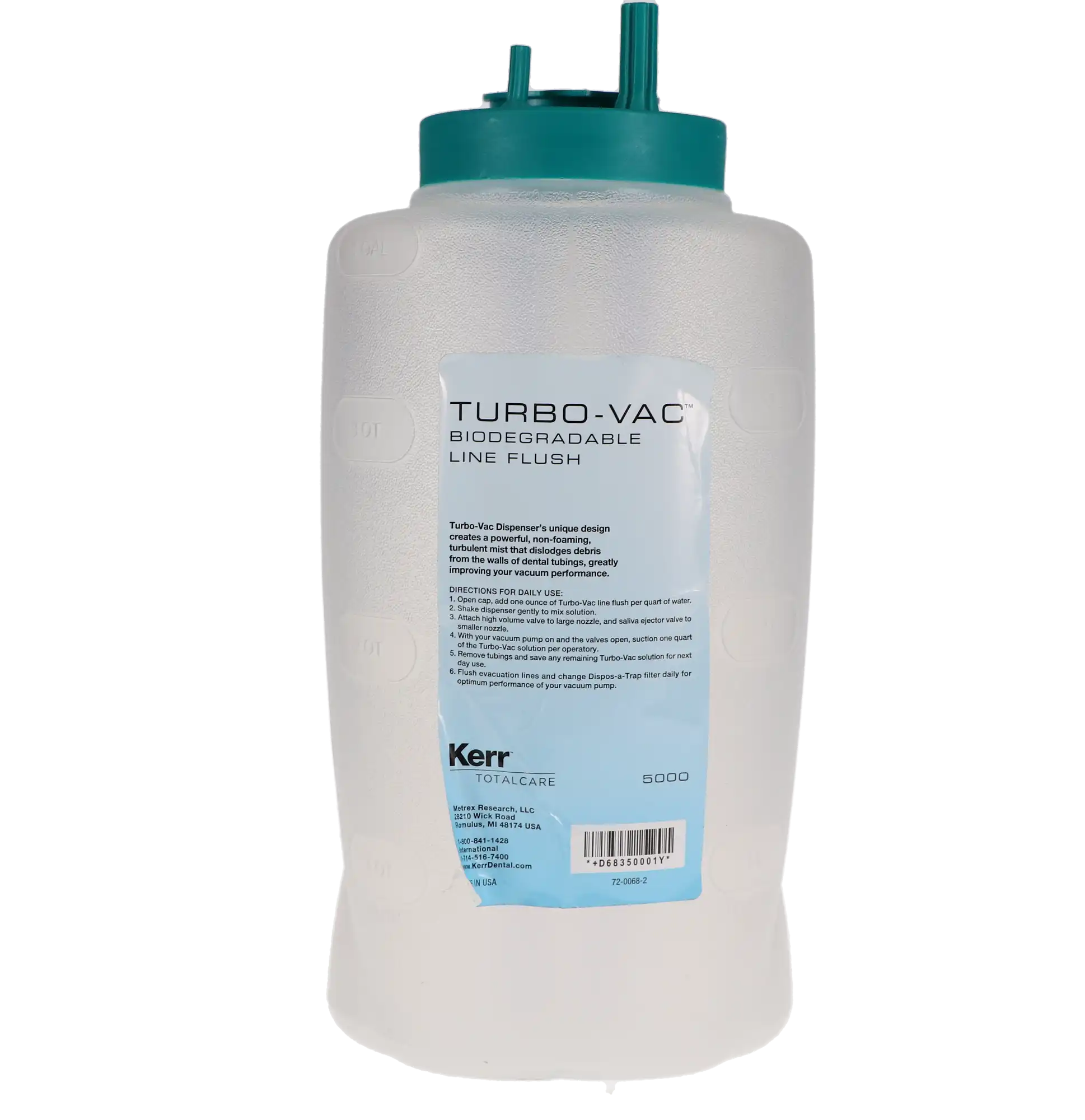 Pinnacle Dental Turbo-Vac Dispenser, 1 Gallon, 1/Pk, 5000-1 thumbnail 5