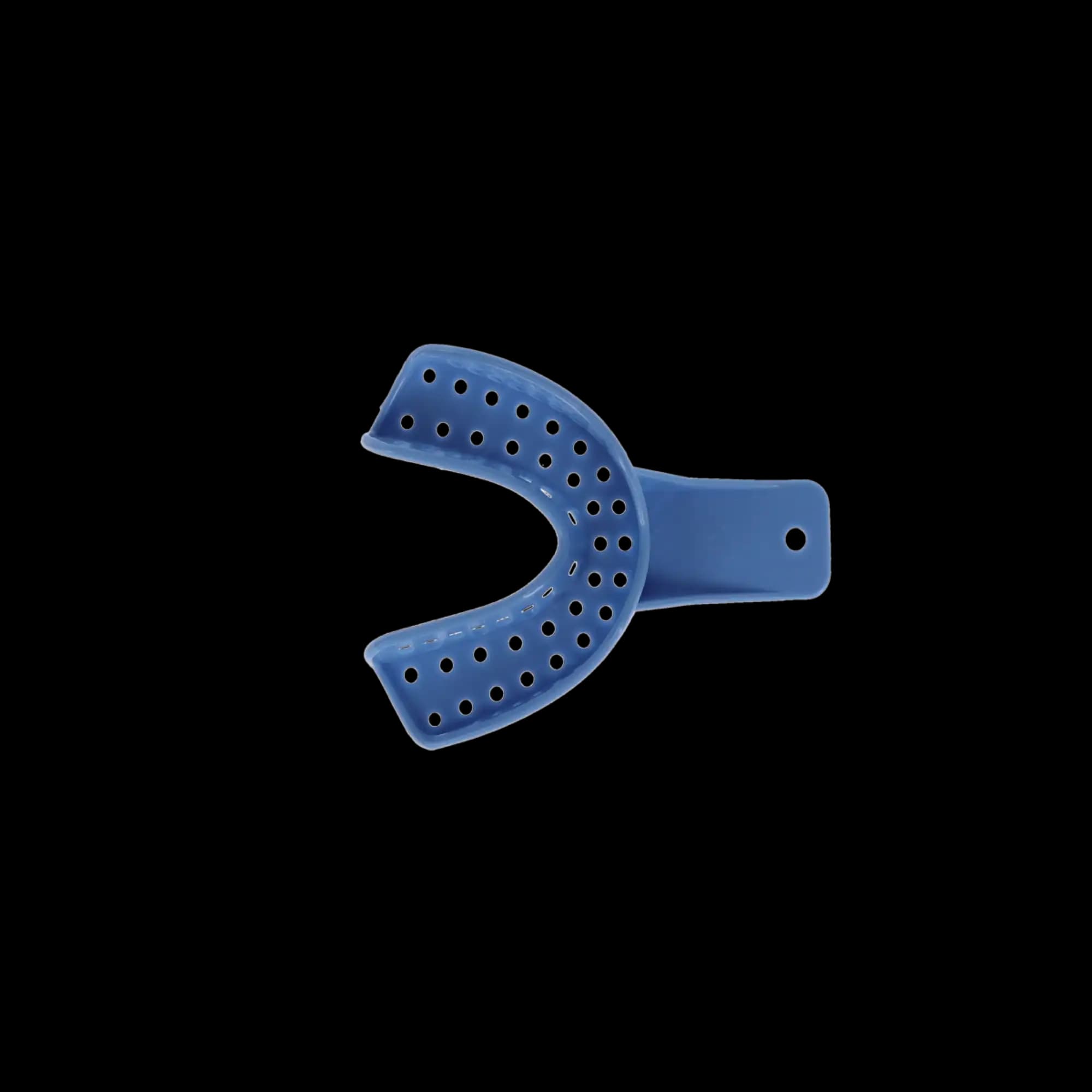 Excellent II Disposable Impression Trays, #2 Large Lower Arch, Perforated, Baby Blue, 12/Bag, IT2-LL thumbnail 5