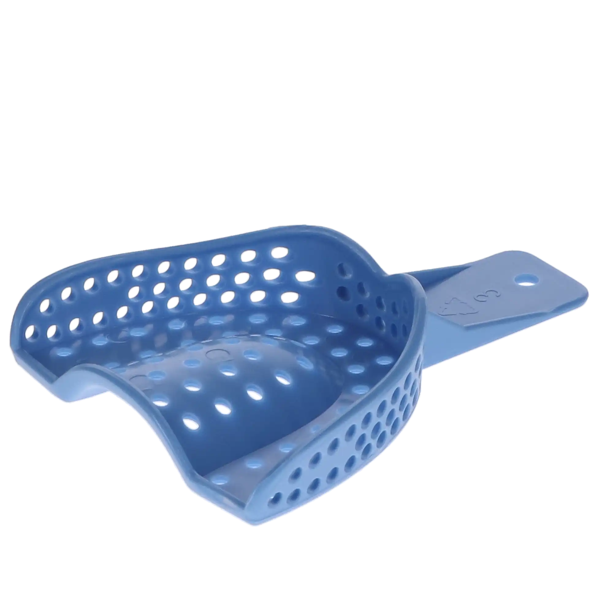 Plasdent Excellent II Disposable Impression Trays, Perforated, Size 3 Medium Upper Arch, Baby Blue, 12/Pk, IT2-MU thumbnail 3