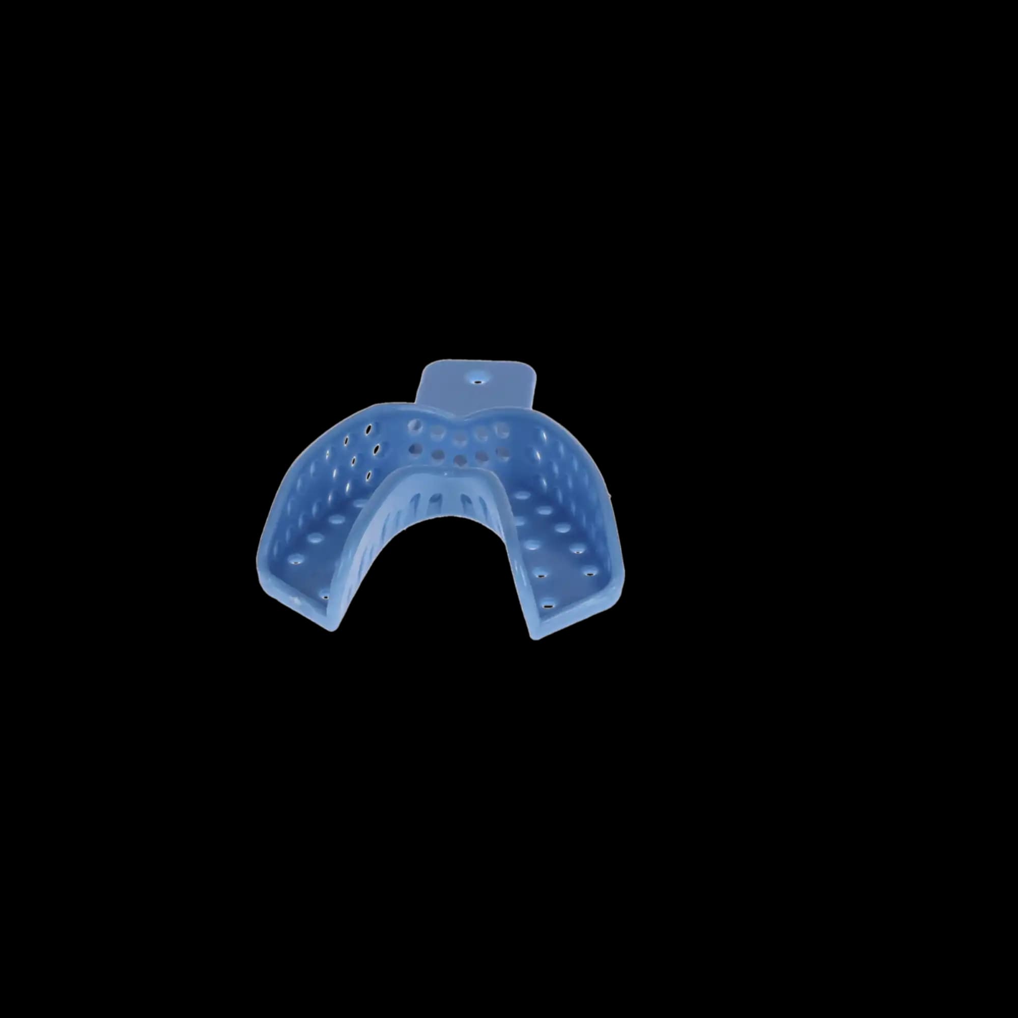 Excellent II Disposable Impression Trays, #6 Small Lower Arch, Perforated Plastic, Baby Blue, 12/Pk, IT2-SL thumbnail 3