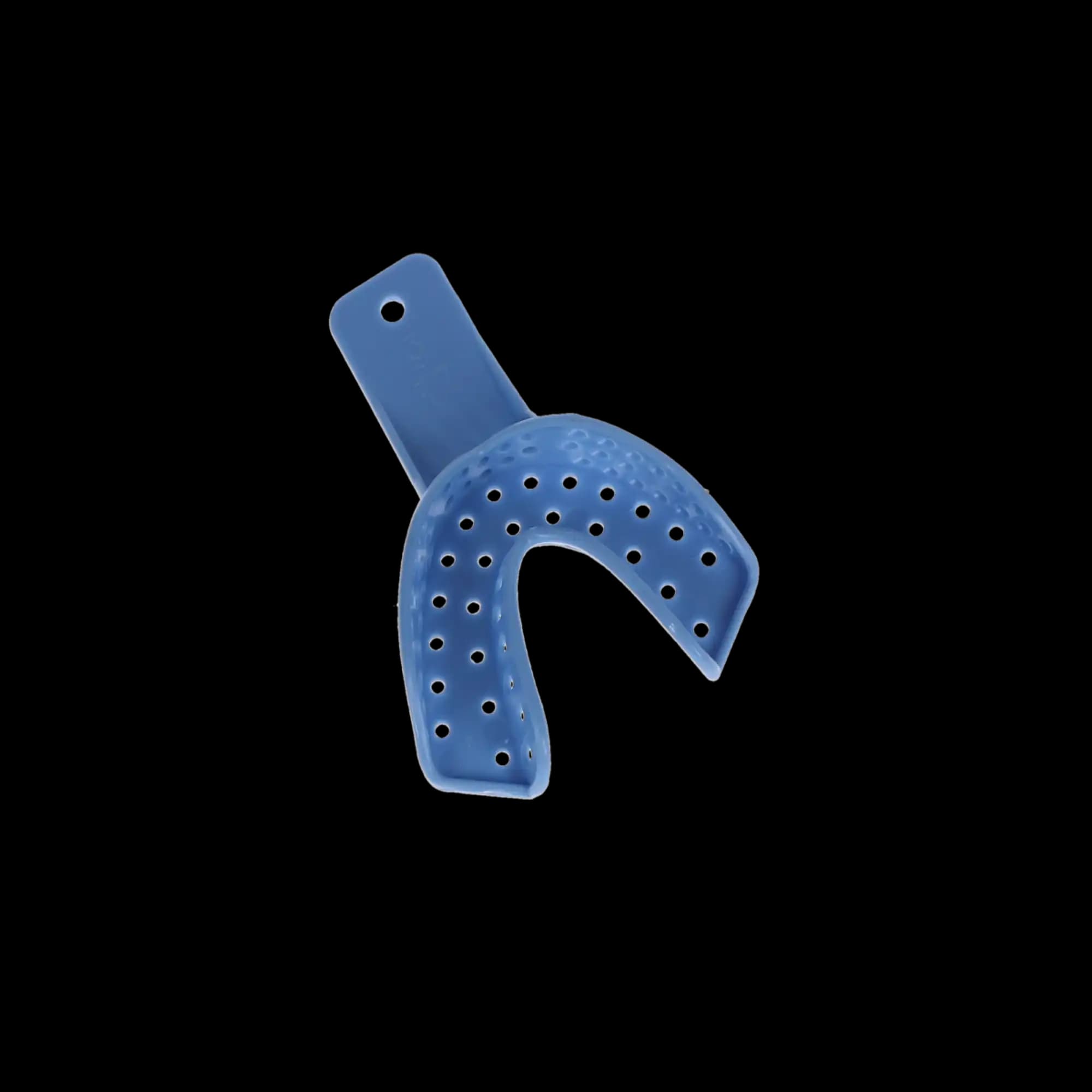 Excellent II Disposable Impression Trays, #6 Small Lower Arch, Perforated Plastic, Baby Blue, 12/Pk, IT2-SL thumbnail 4