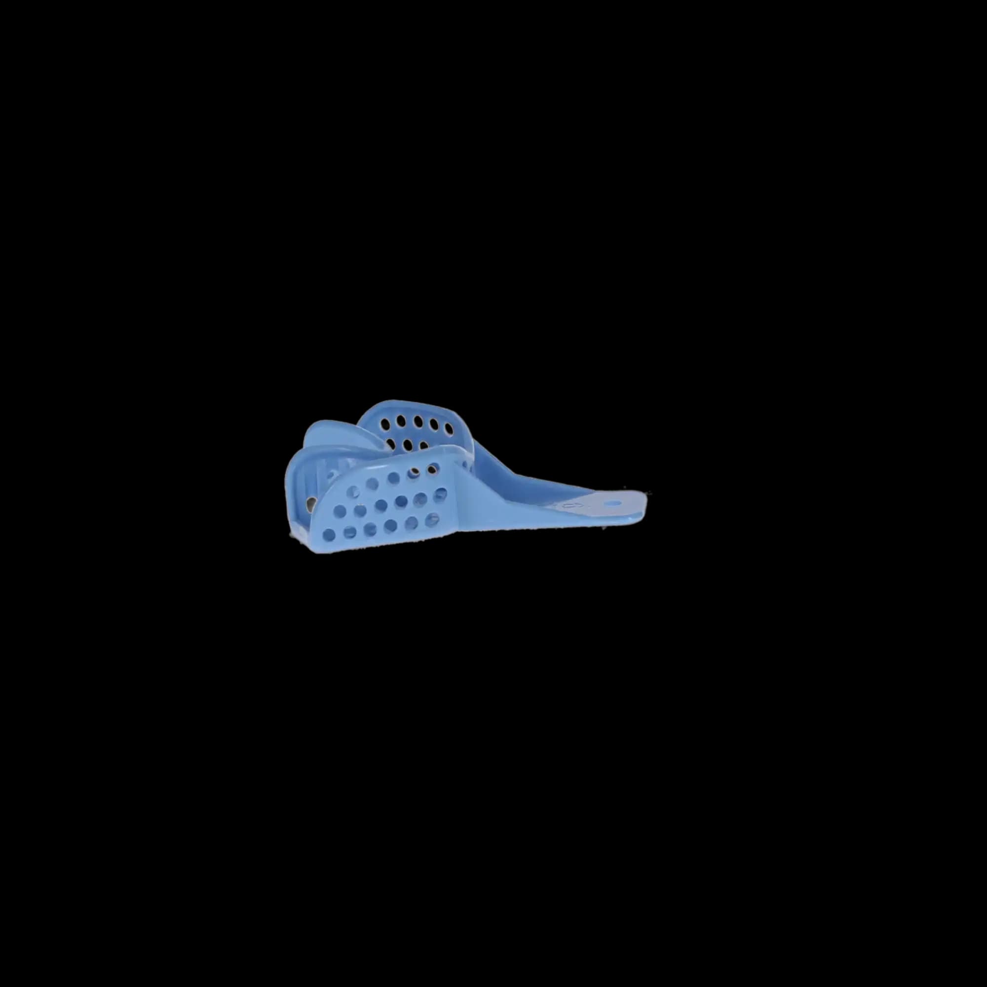 Excellent II Disposable Impression Trays, #9 Anterior, Perforated Baby Blue Plastic, 12/Pk, IT2-ANT thumbnail 2