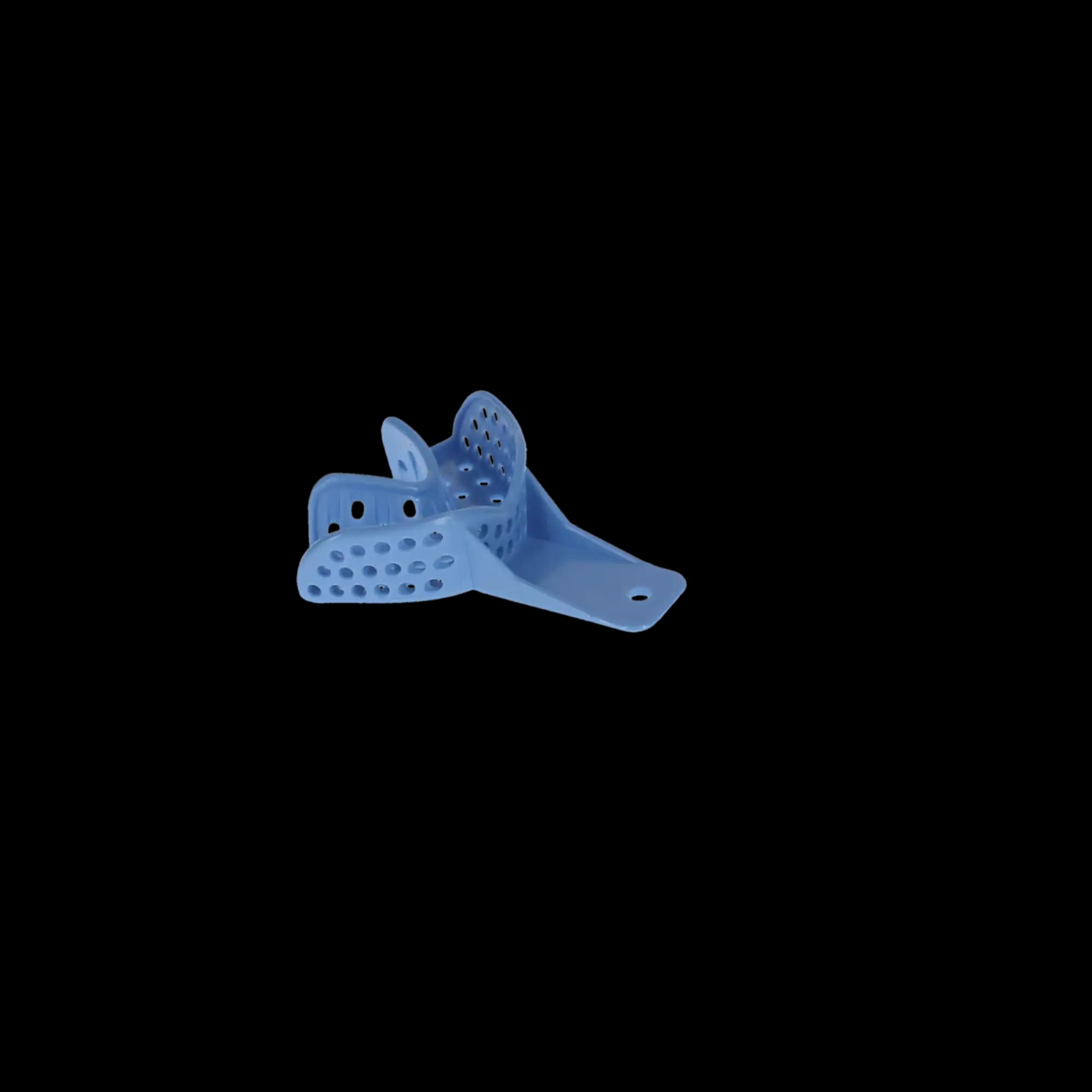 Excellent II Disposable Impression Trays, #9 Anterior, Perforated Baby Blue Plastic, 12/Pk, IT2-ANT thumbnail 3