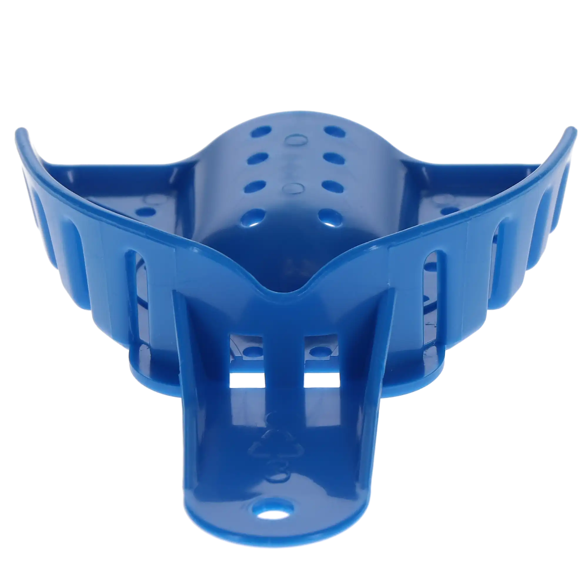 Plasdent Excellent Disposable Impression Trays, #3 Medium Upper, Perforated, Royal Blue, 12/Pk, IT-MU thumbnail 2