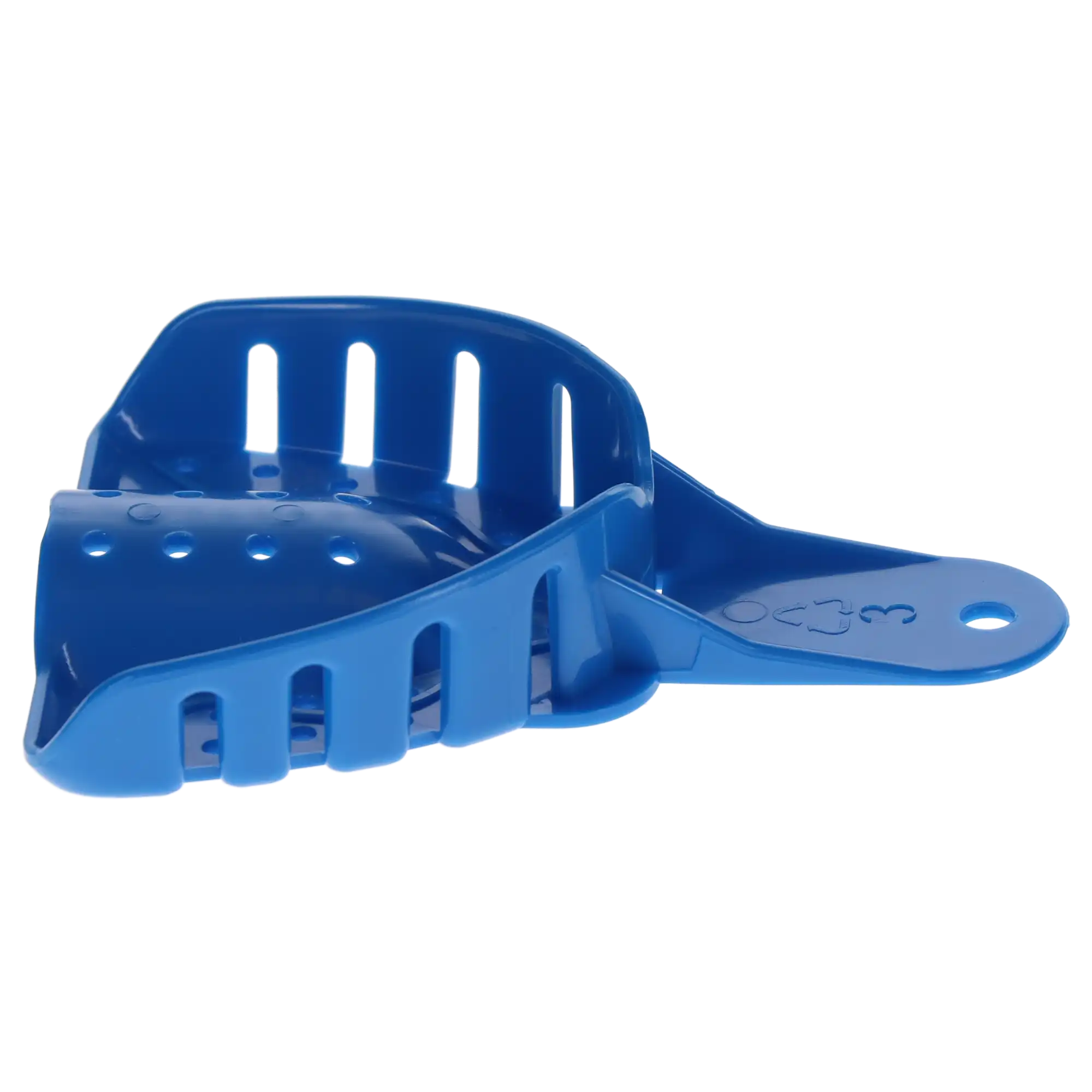 Plasdent Excellent Disposable Impression Trays, #3 Medium Upper, Perforated, Royal Blue, 12/Pk, IT-MU thumbnail 3