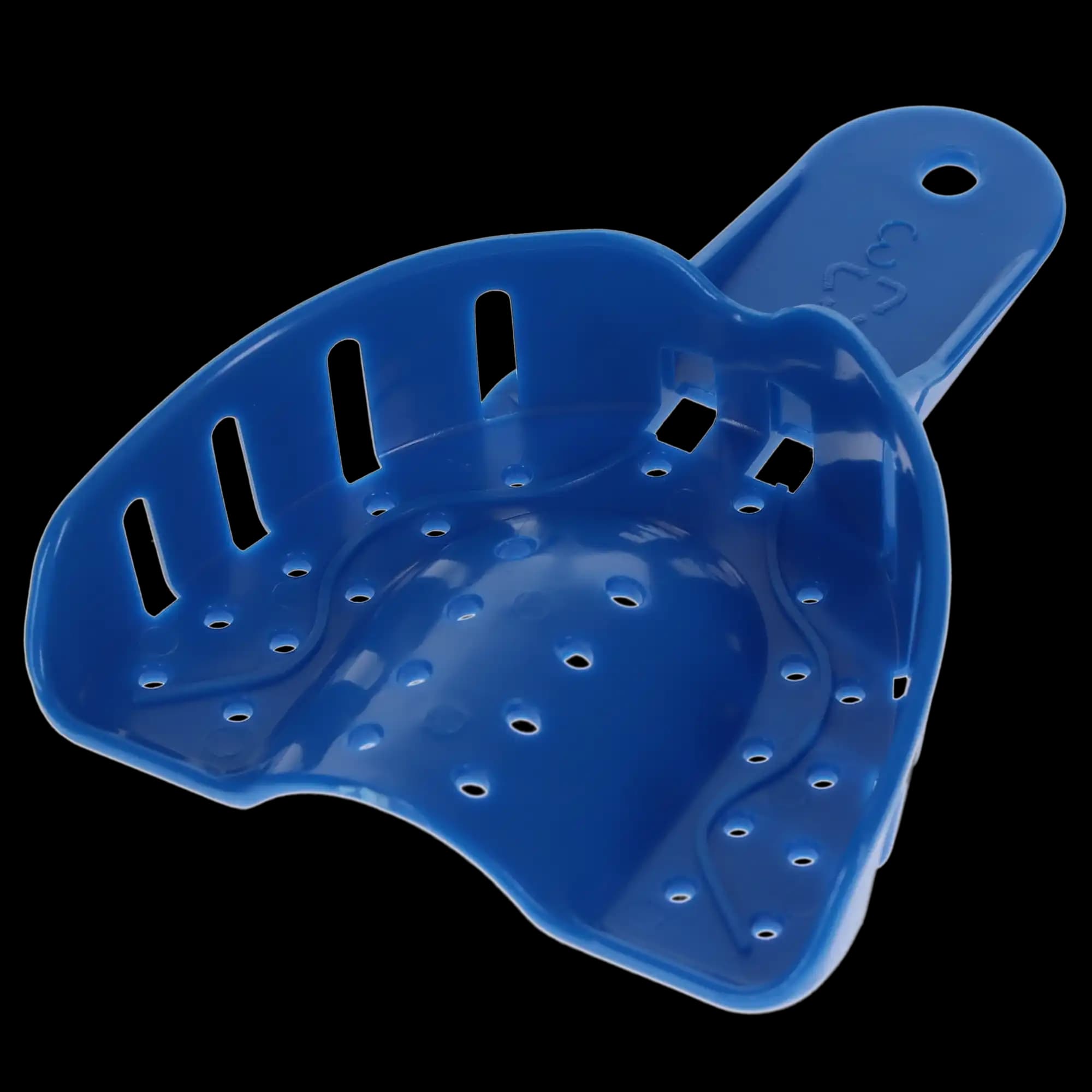 Plasdent Excellent Disposable Impression Trays, #3 Medium Upper, Perforated, Royal Blue, 12/Pk, IT-MU thumbnail 4