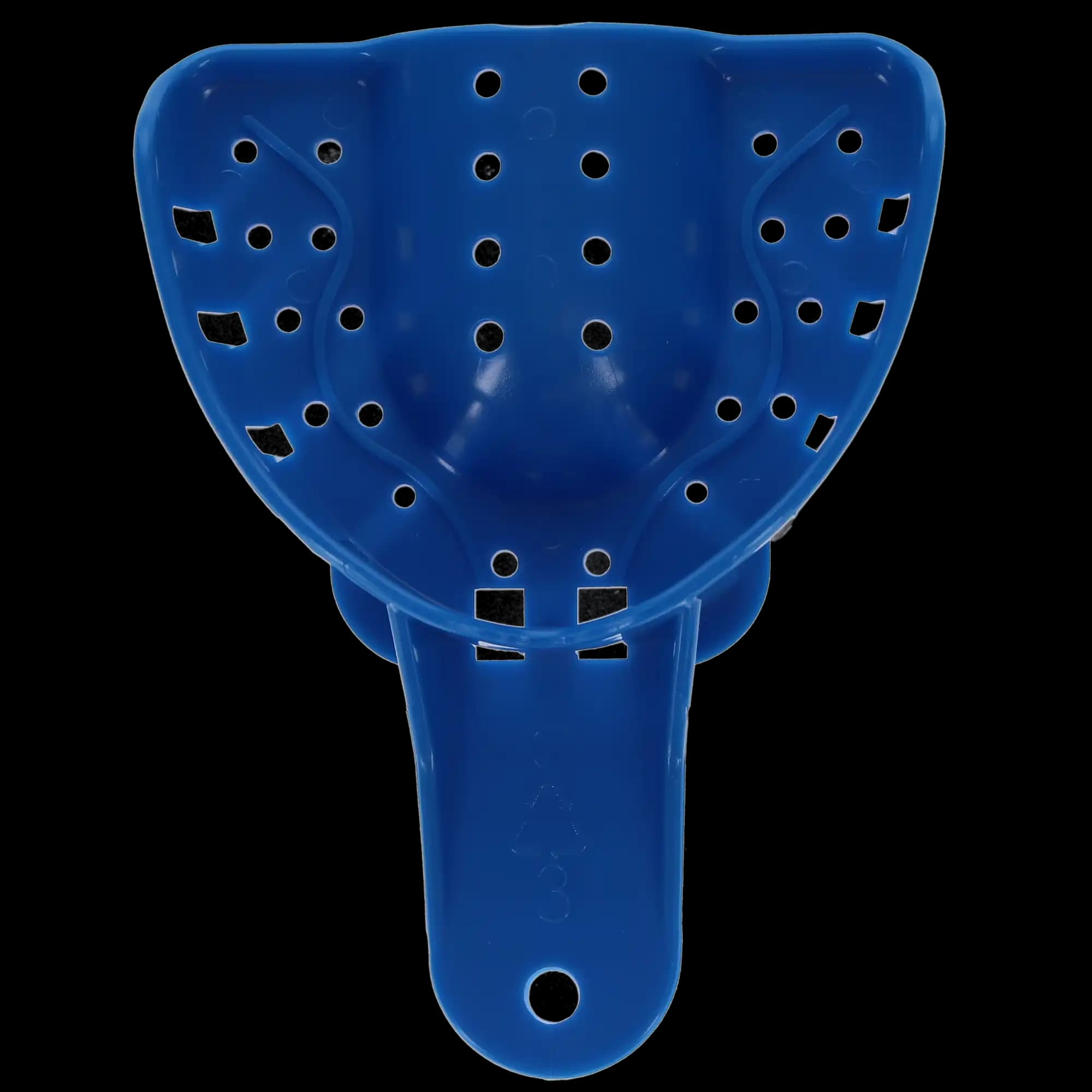Plasdent Excellent Disposable Impression Trays, #3 Medium Upper, Perforated, Royal Blue, 12/Pk, IT-MU thumbnail 6