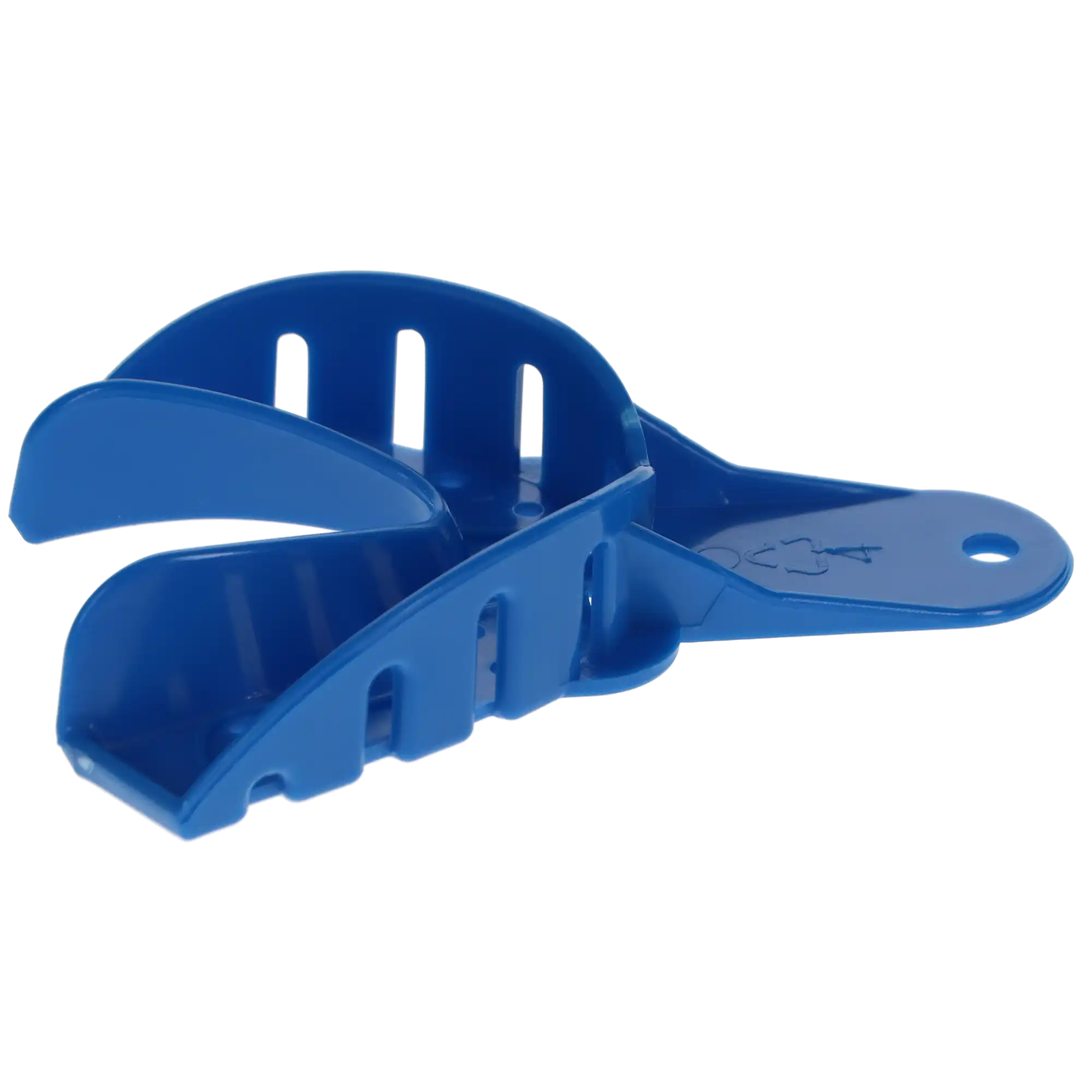 Plasdent Excellent Disposable Impression Trays, #4 Medium Lower, Perforated, Royal Blue, 12/Pk, IT-ML thumbnail 2