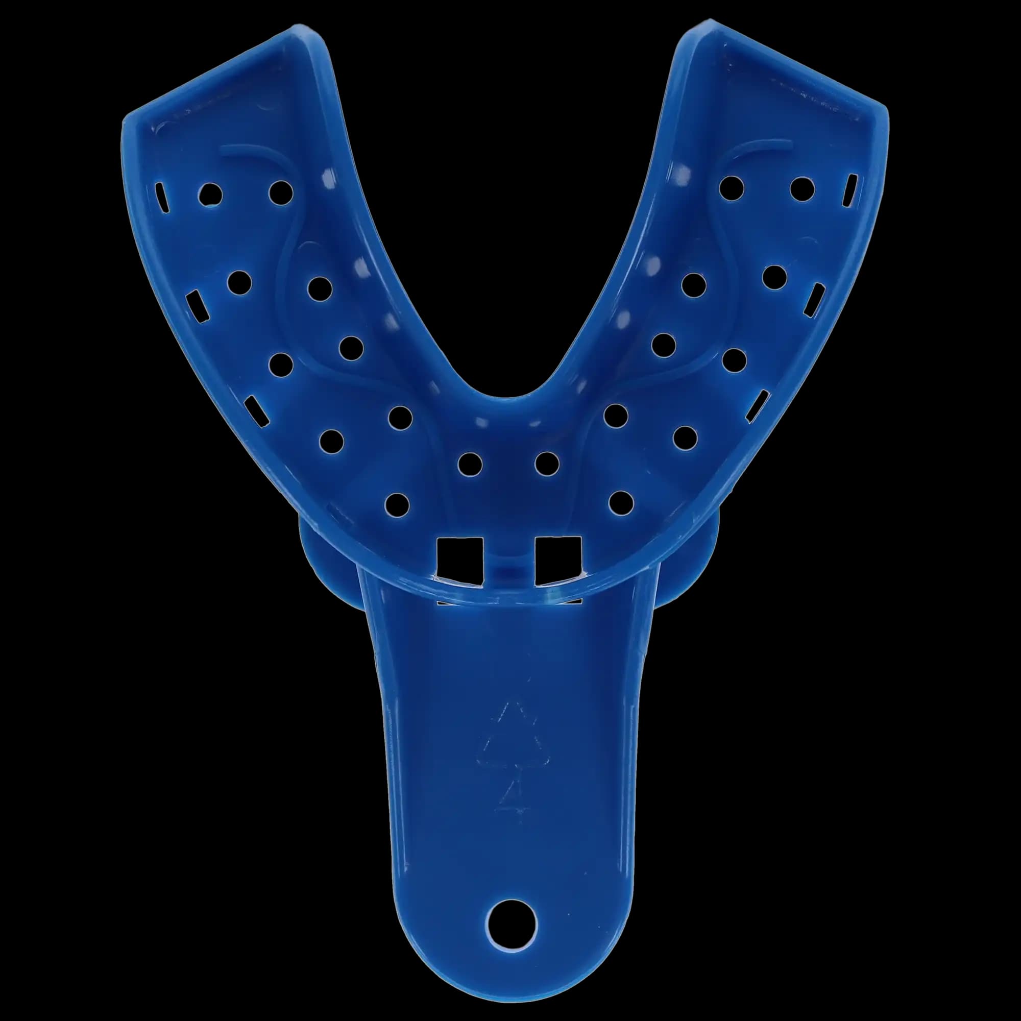 Plasdent Excellent Disposable Impression Trays, #4 Medium Lower, Perforated, Royal Blue, 12/Pk, IT-ML thumbnail 6