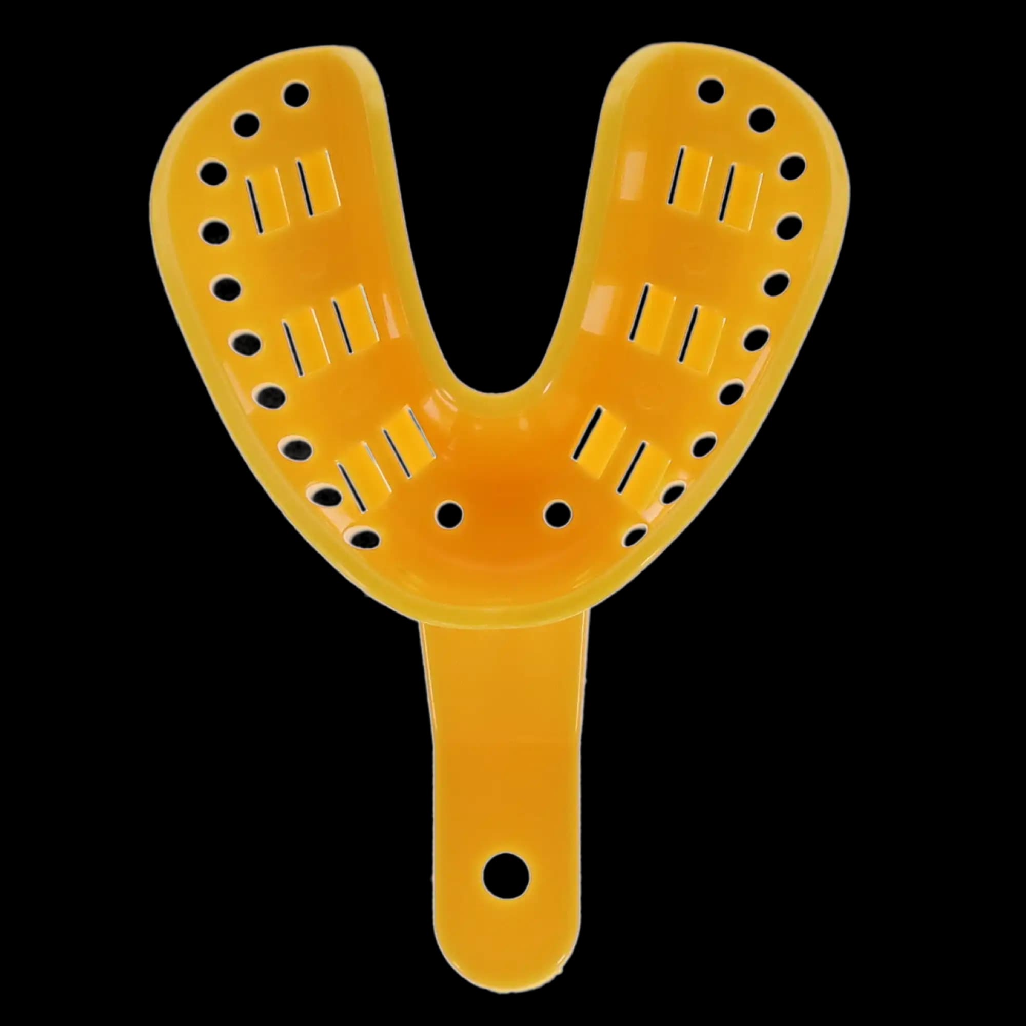 Excellent-Lock Disposable Ortho Impression Trays, Adult Lower, Large, Yellow, 50/Pk, ITT-1L-50 thumbnail 5
