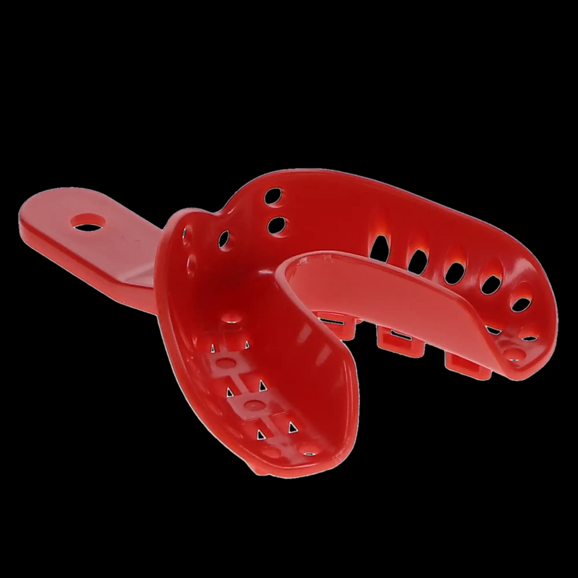 Excellent-Lock Disposable Ortho Impression Trays, Pedo Small Lower, Red, 50/Bag, ITT-5L-50 thumbnail 3